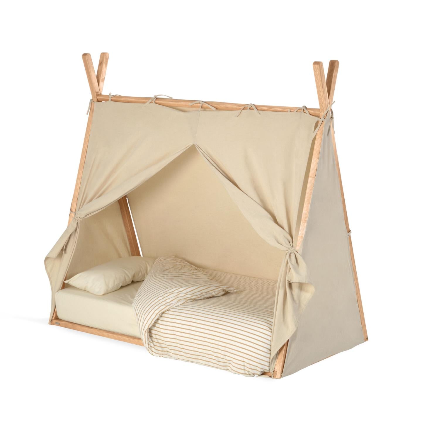 Łóżko tipi MARALIS lite drewno bukowe La Forma Eye on Design