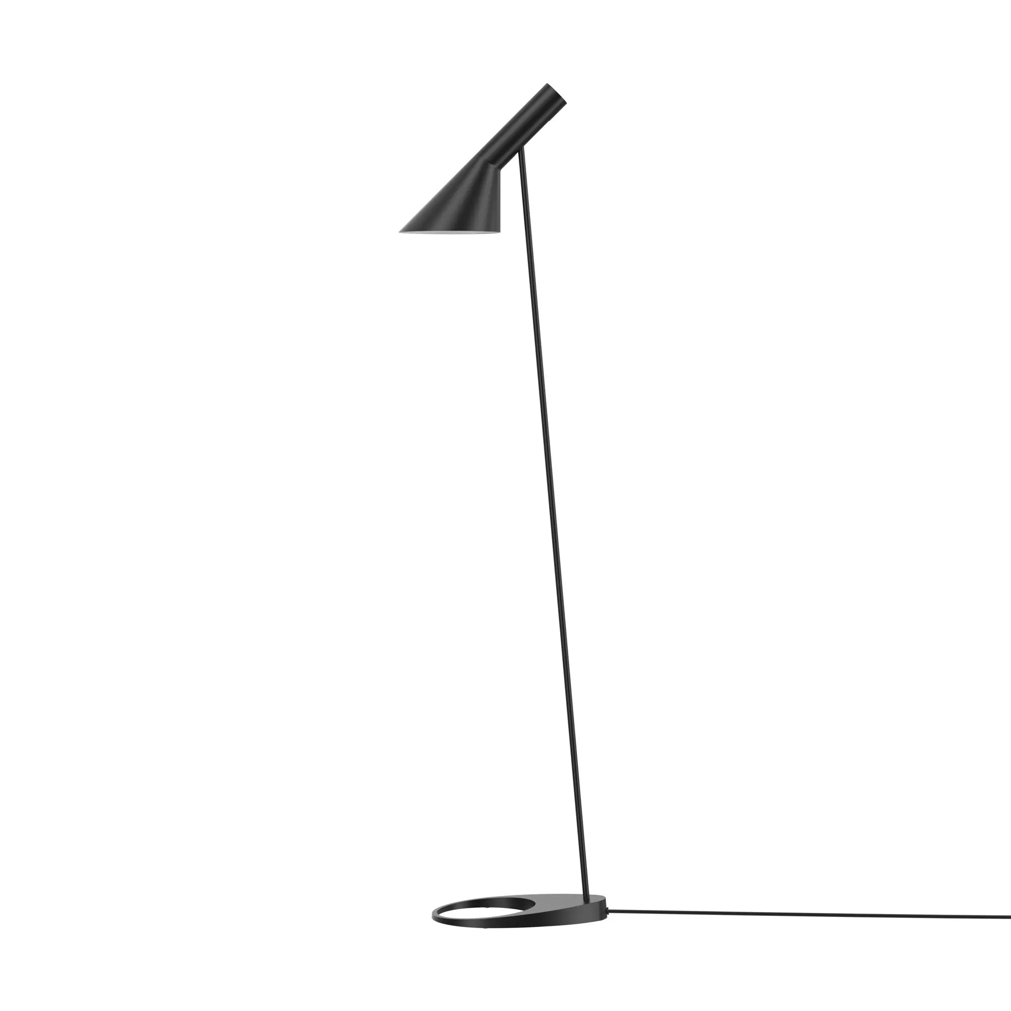 Lampa podłogowa AJ czarny – styl skandynawski