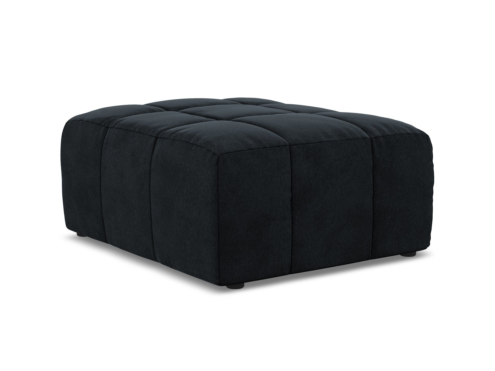 Pouf / velvet module ALOHA royal blue