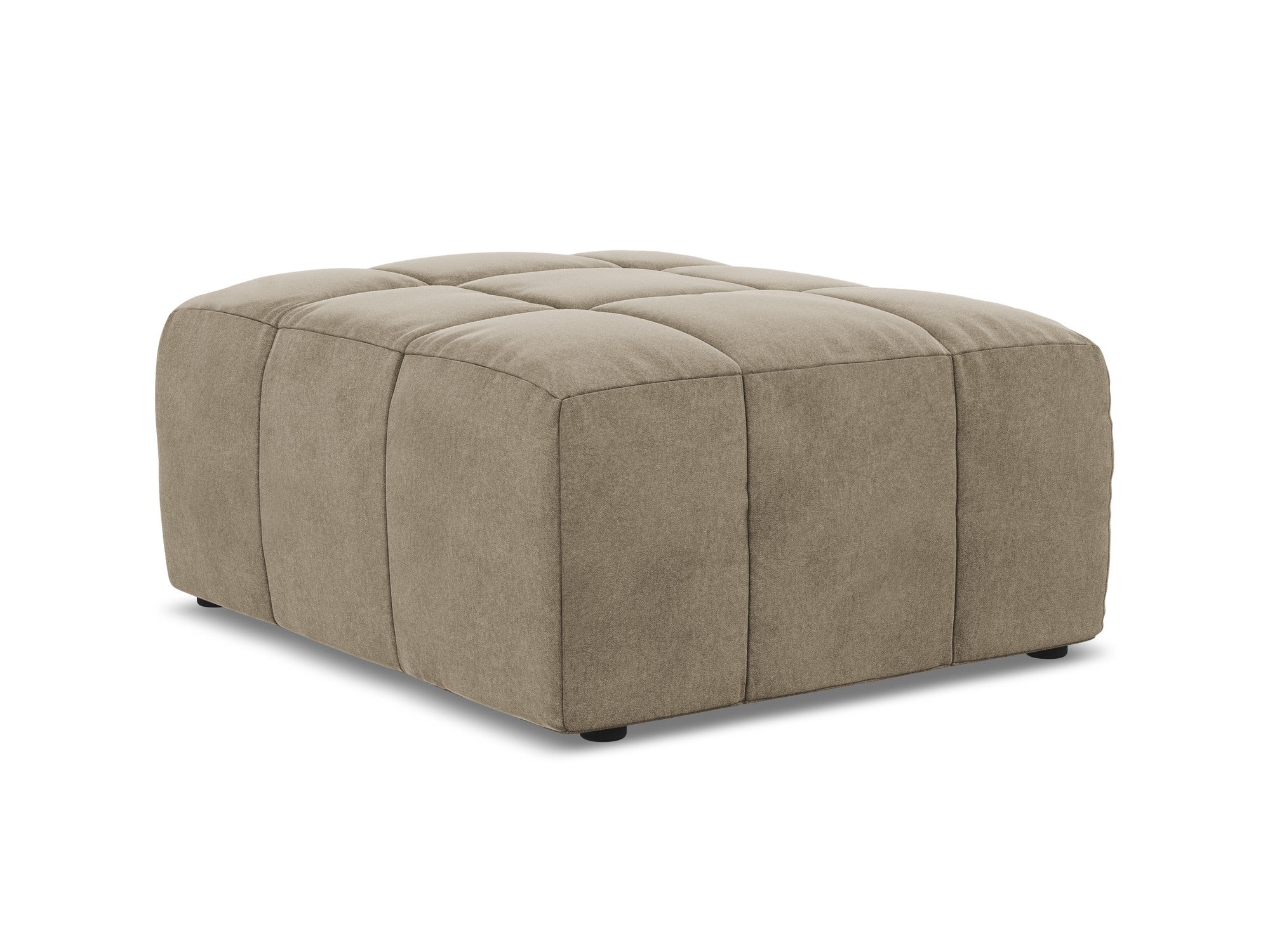 Pouf / velvet module ALOHA beige