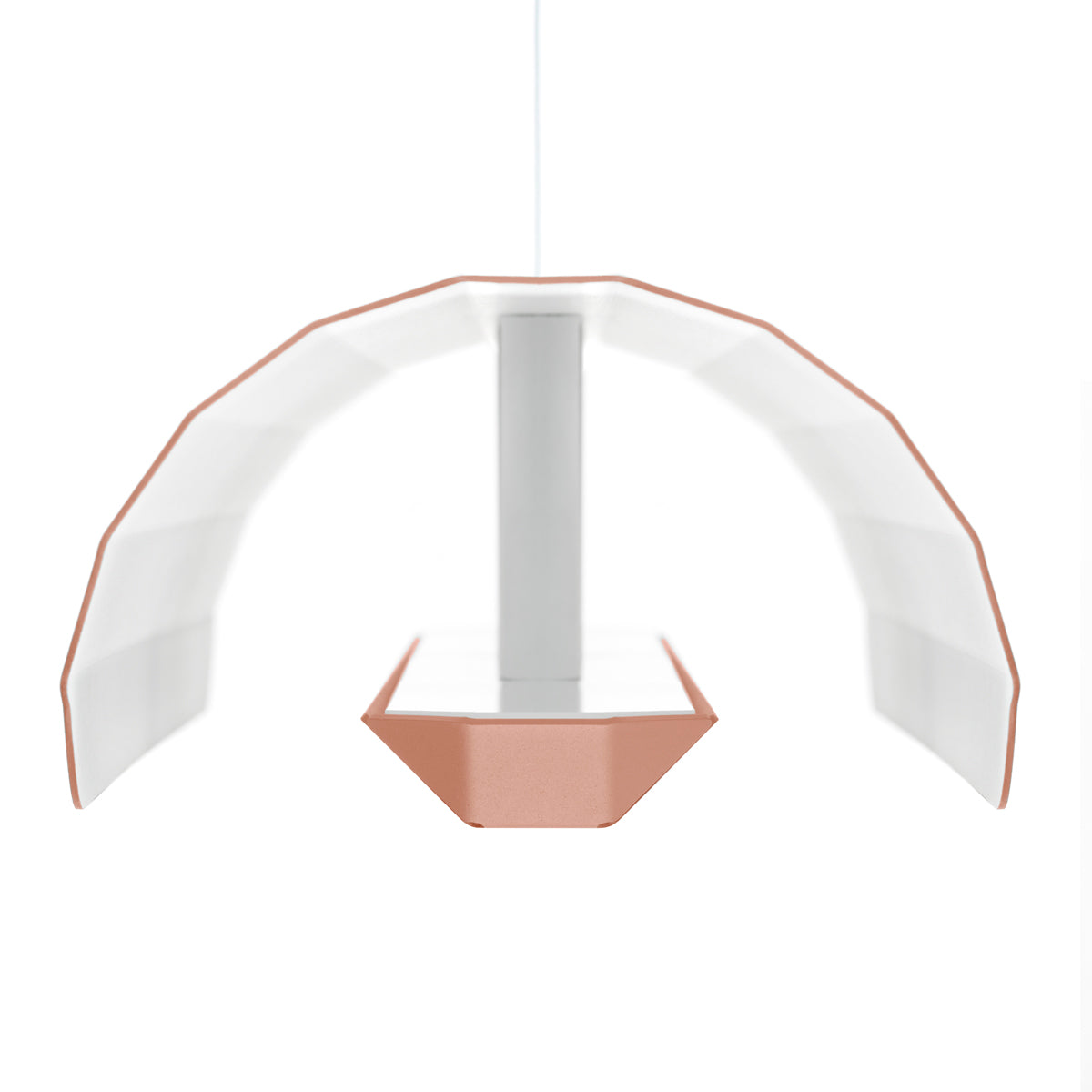 Linear pendant lamp APOLIN broken pink