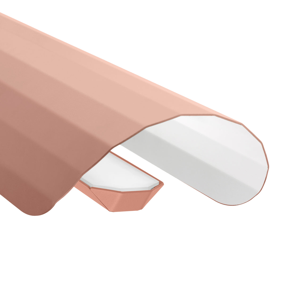 Linear pendant lamp APOLIN broken pink