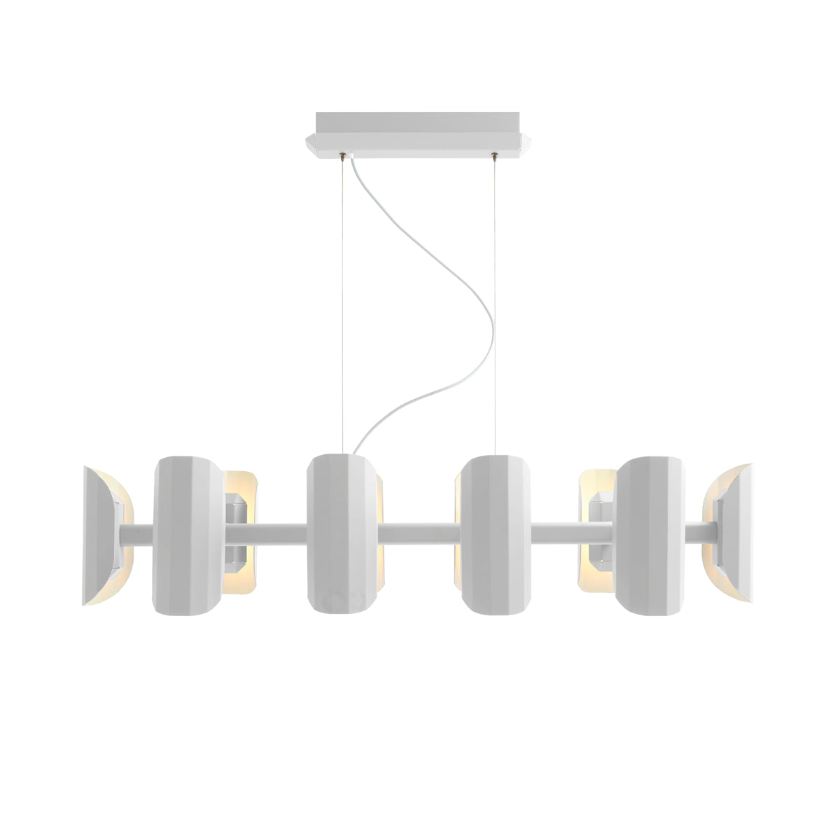 APOLIN white multi-armed pendant lamp