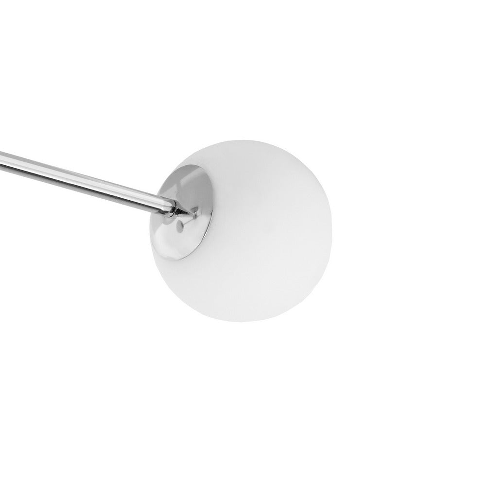 ASTRA 4 ceiling lamp chrome with white shade