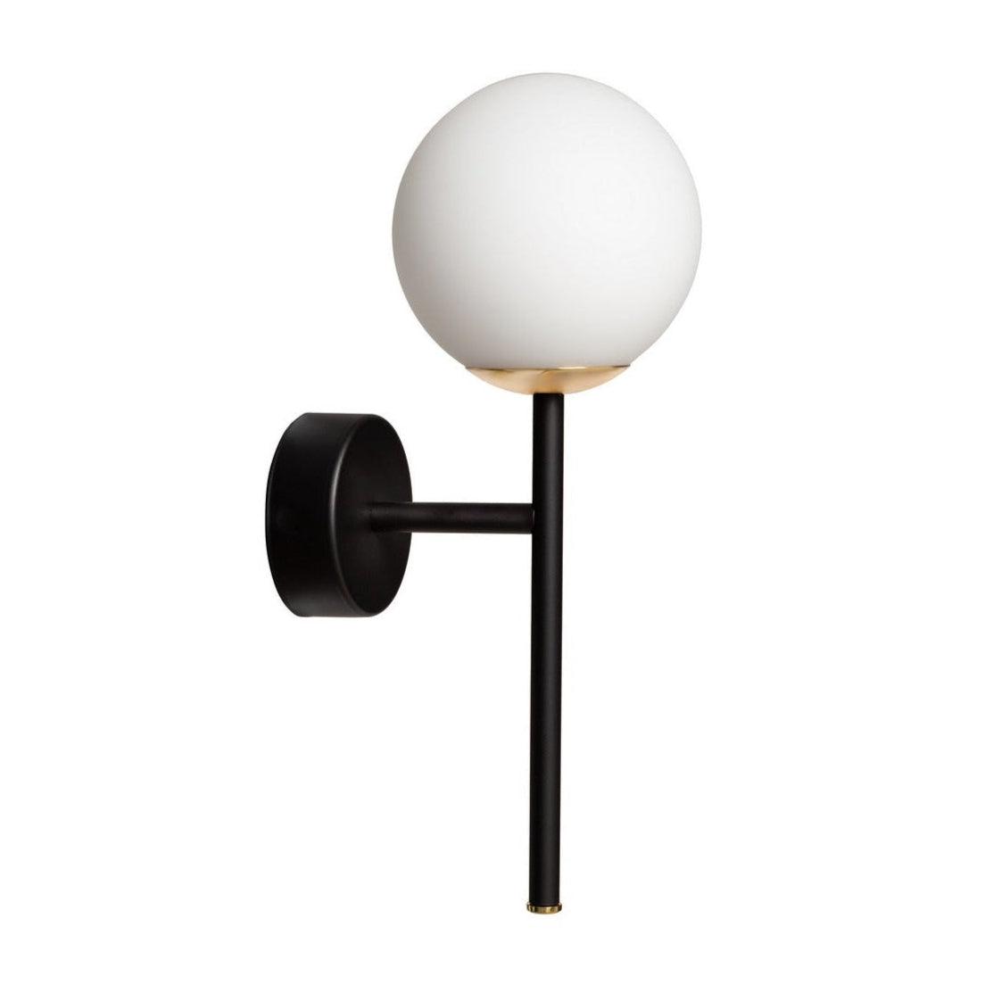 ASTRA DECO black wall lamp with gold