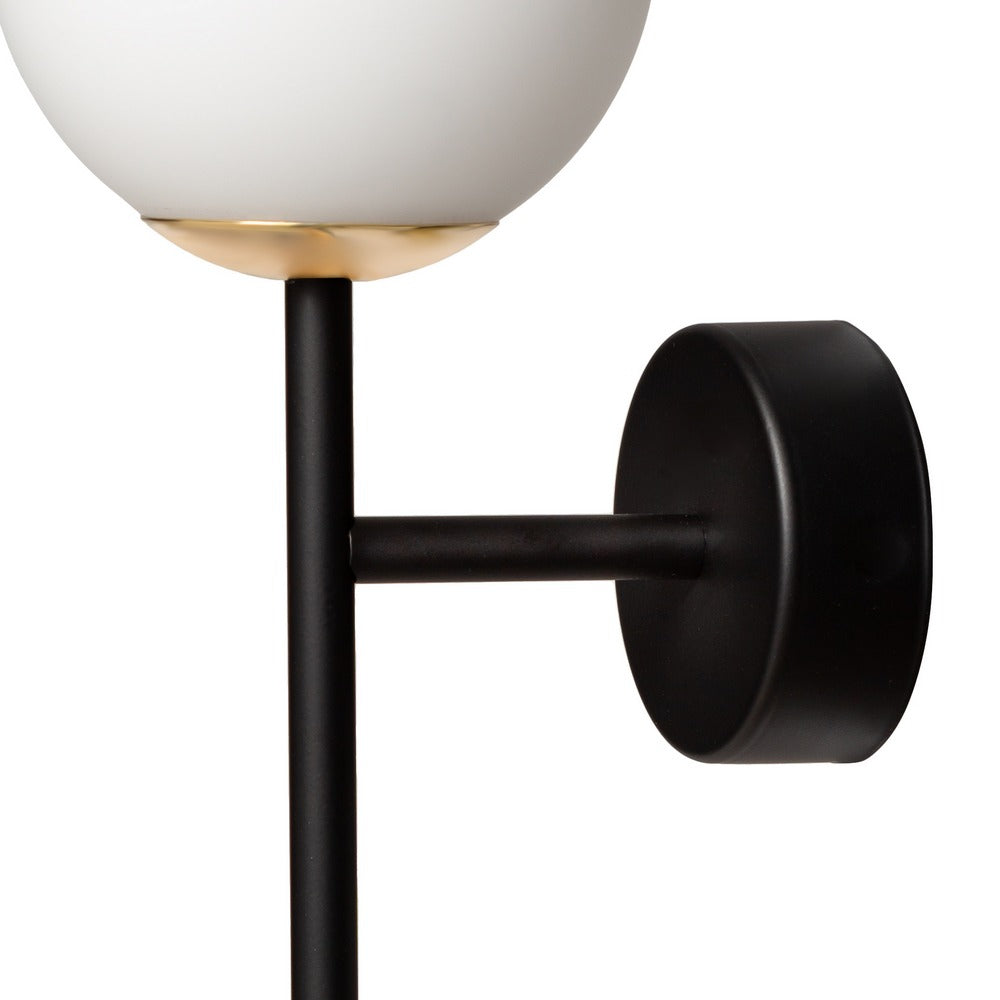 ASTRA DECO black wall lamp with gold