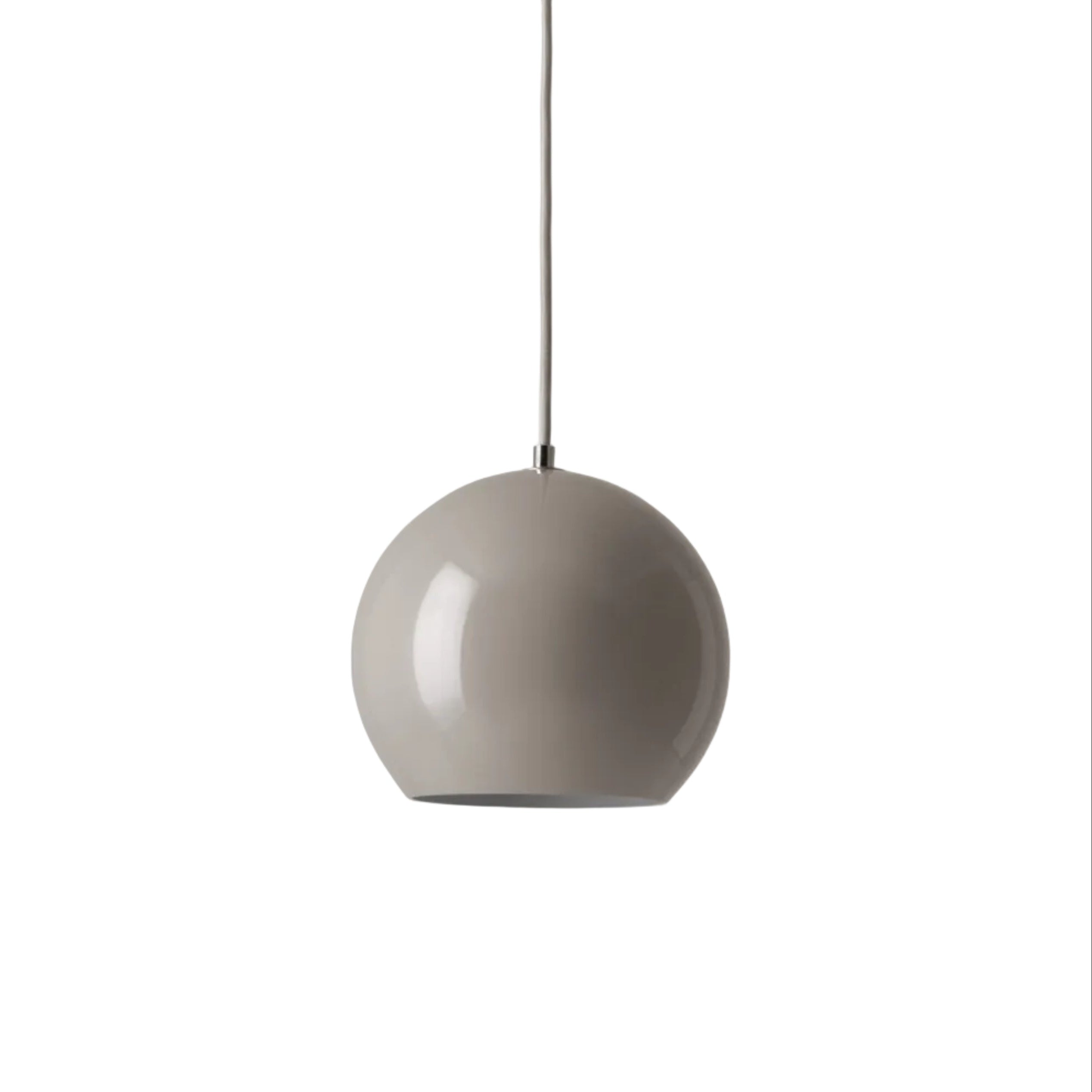 TOPAN VP6 pendant lamp with a gray-beige shade