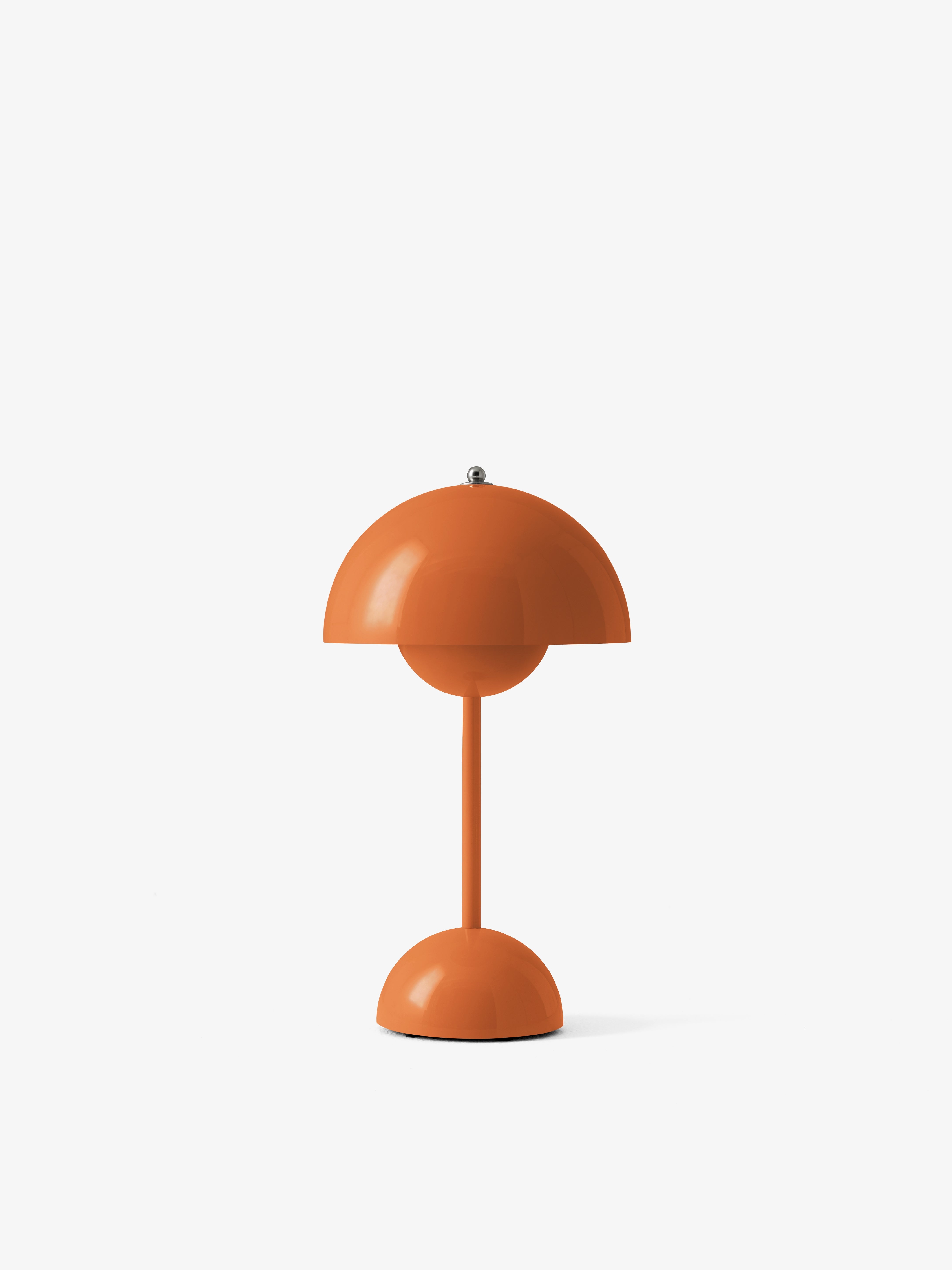 FLOWERPOT VP9 Portable Lamp in Orange