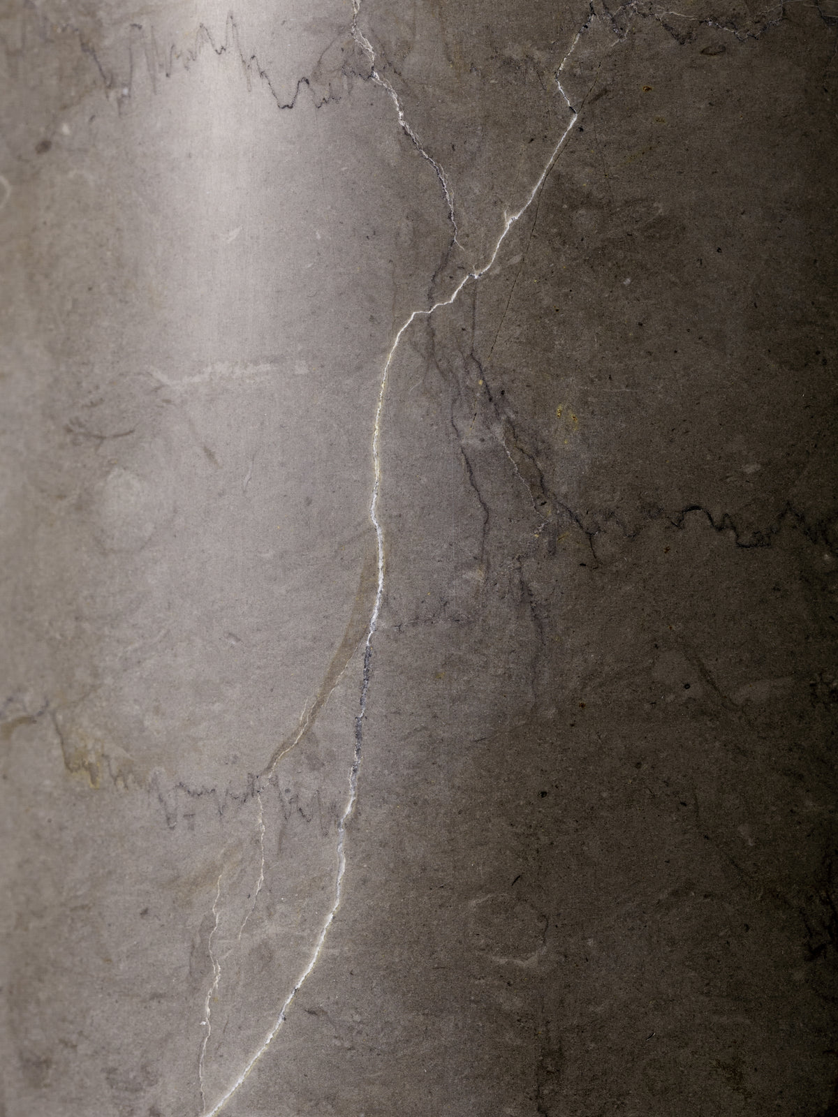 Table lamp MIST AP17 glass shade with a gray marble base