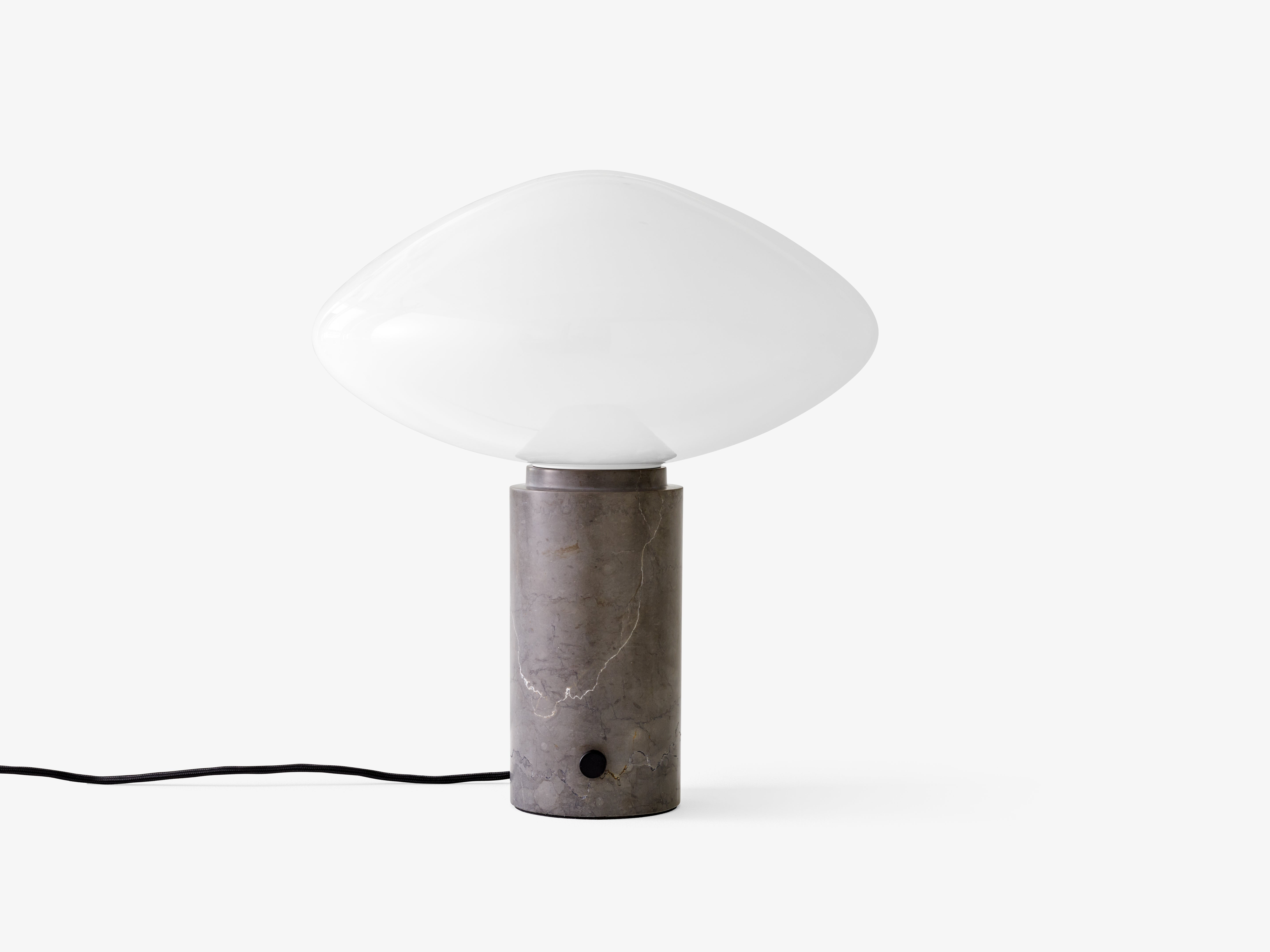 Table lamp MIST AP17 glass shade with a gray marble base