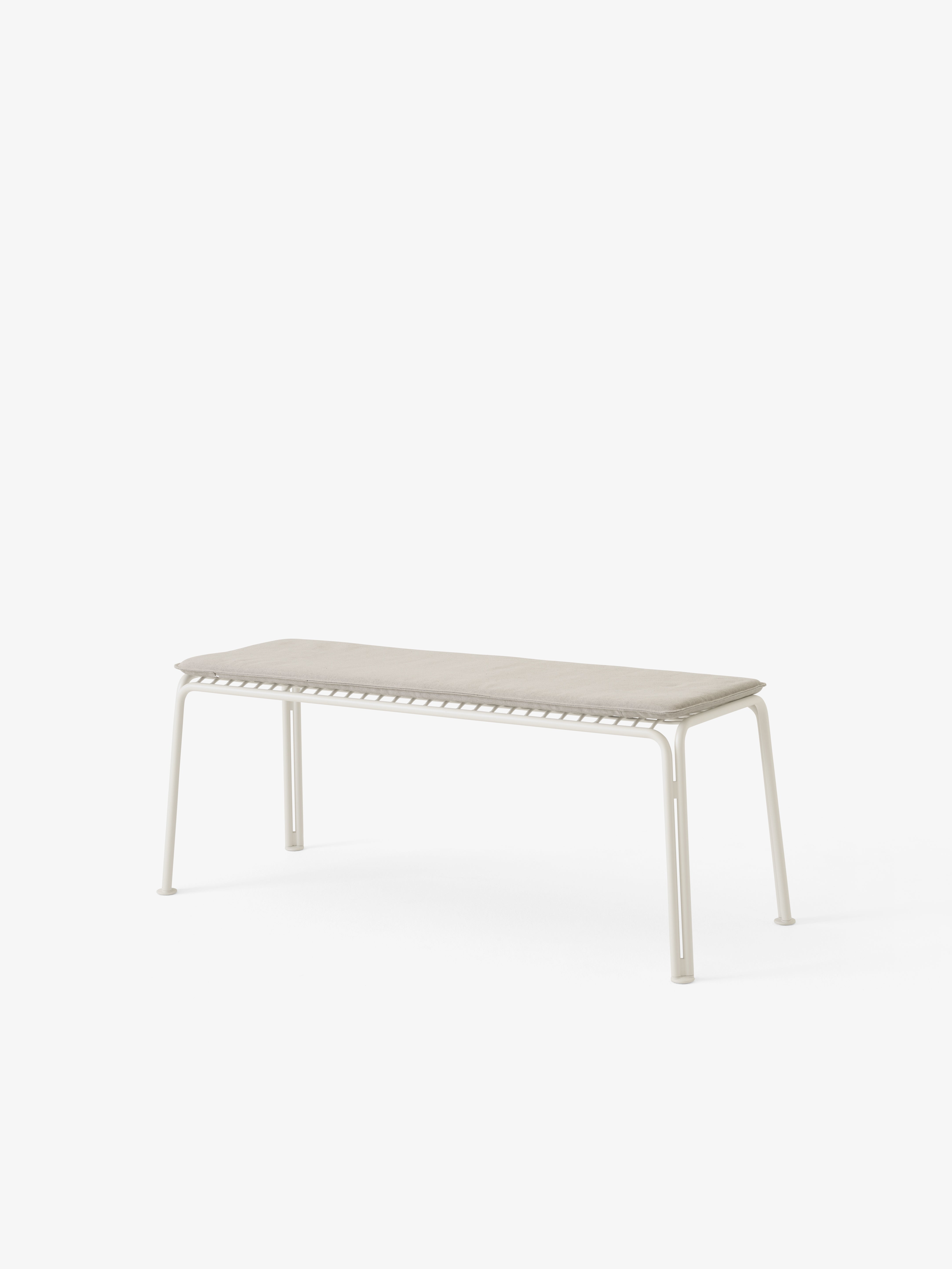 THORVALD SC112 ivory outdoor bench without backrest