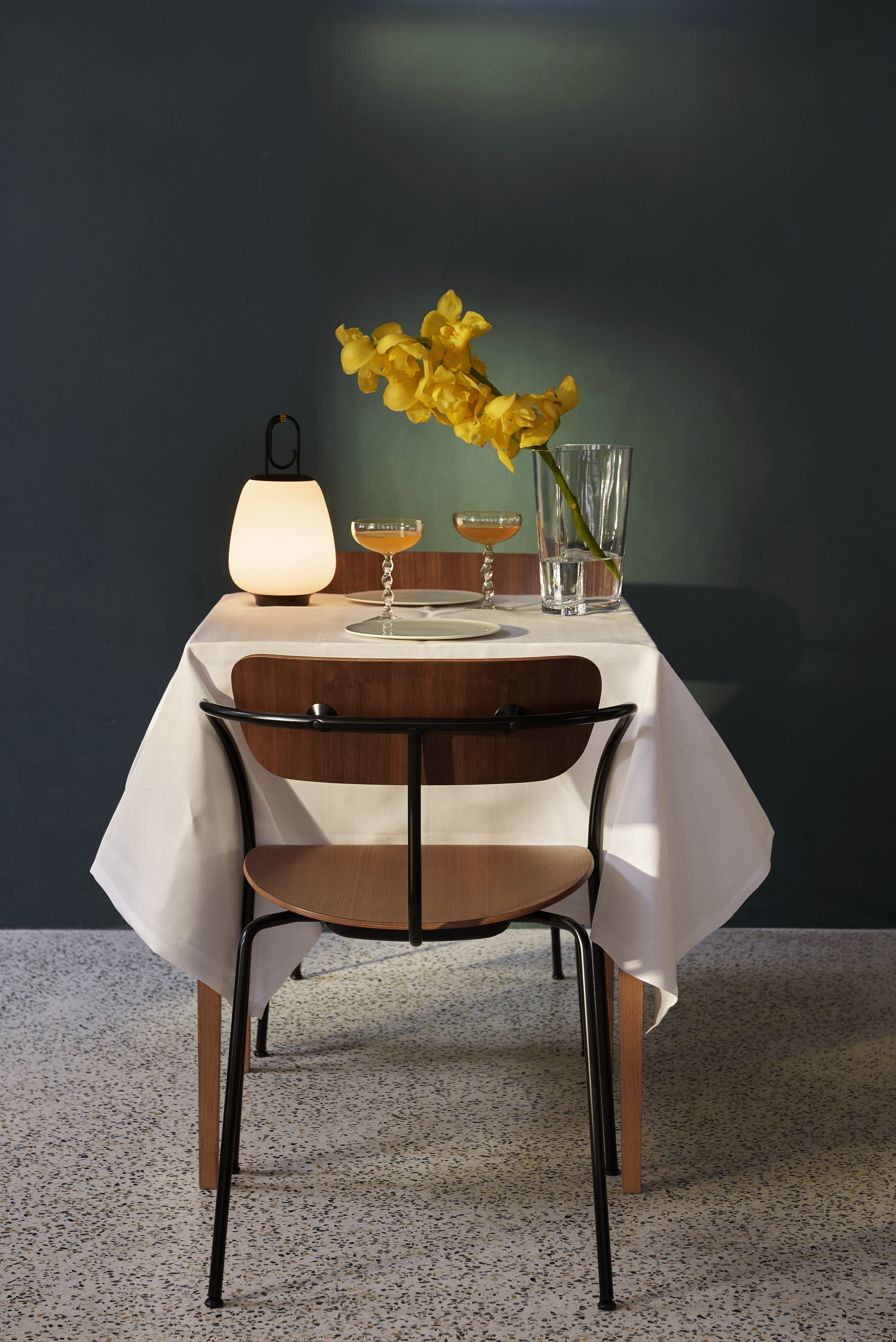 Portable outdoor lamp LUCCA SC51 white with black finish
