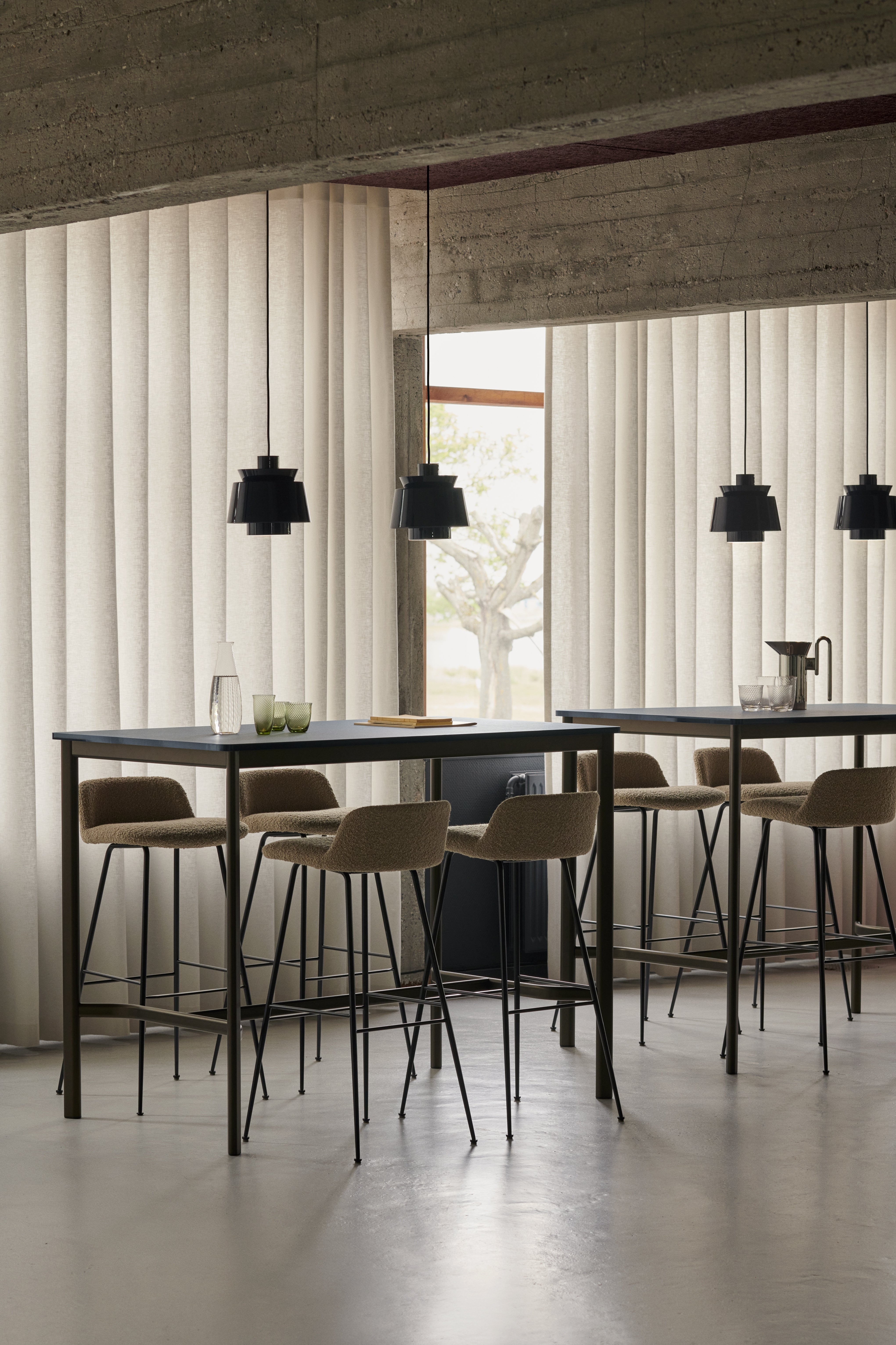 UTZON JU1 Pendant Lamp in Gray-Blue