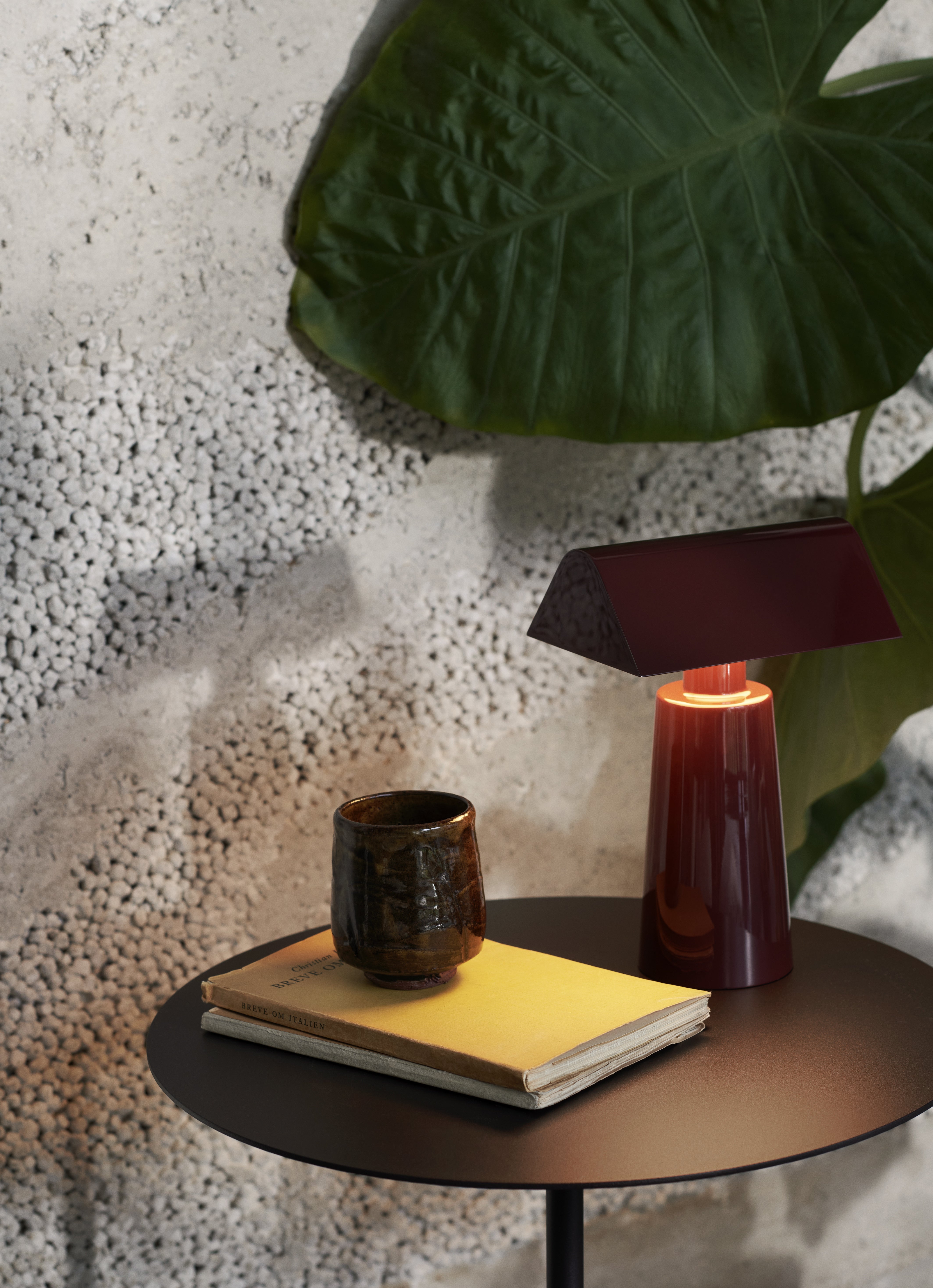 Portable lamp CARET MF1 burgundy