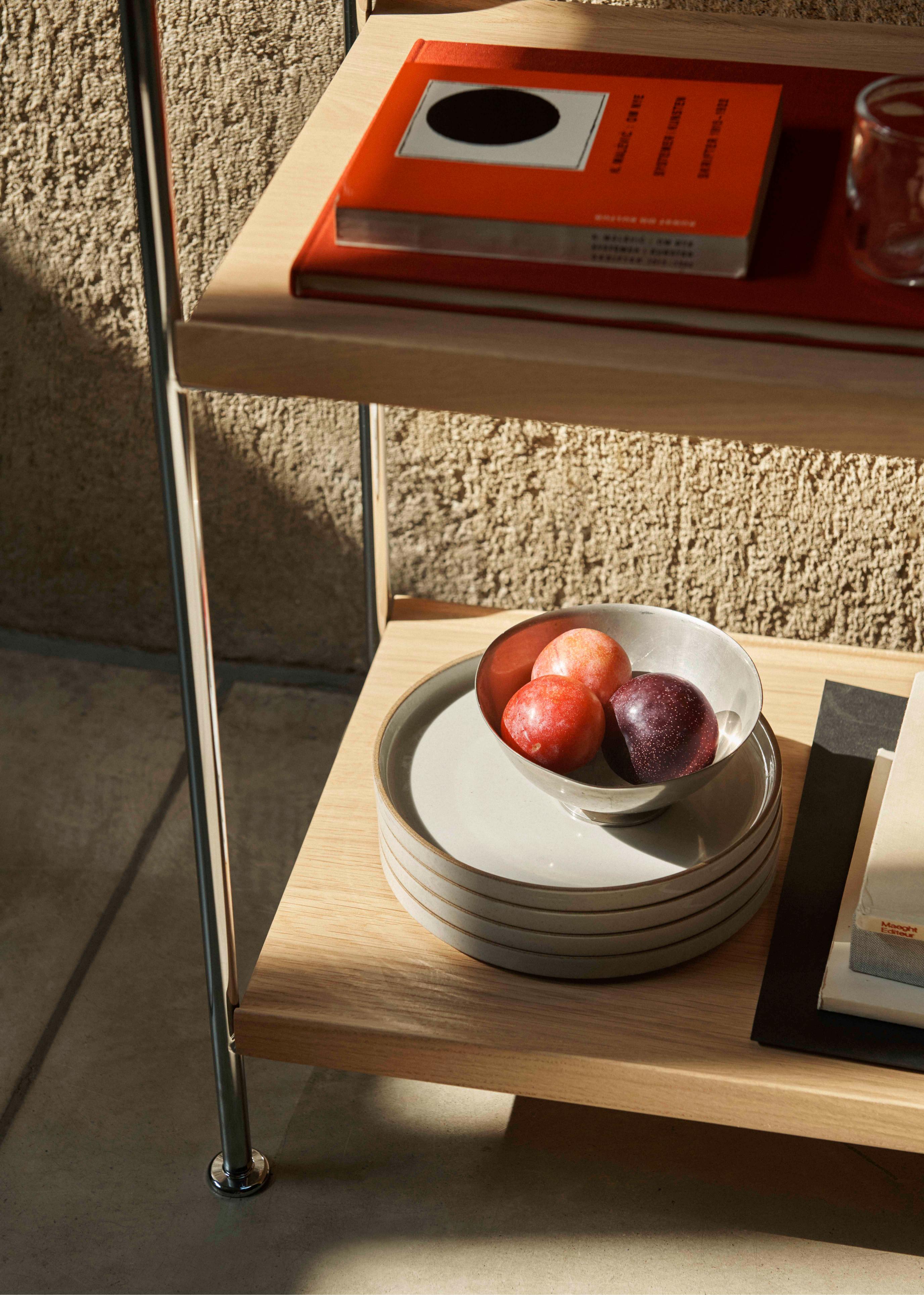 ALIMA NDS6 chrome shelf with oak wood