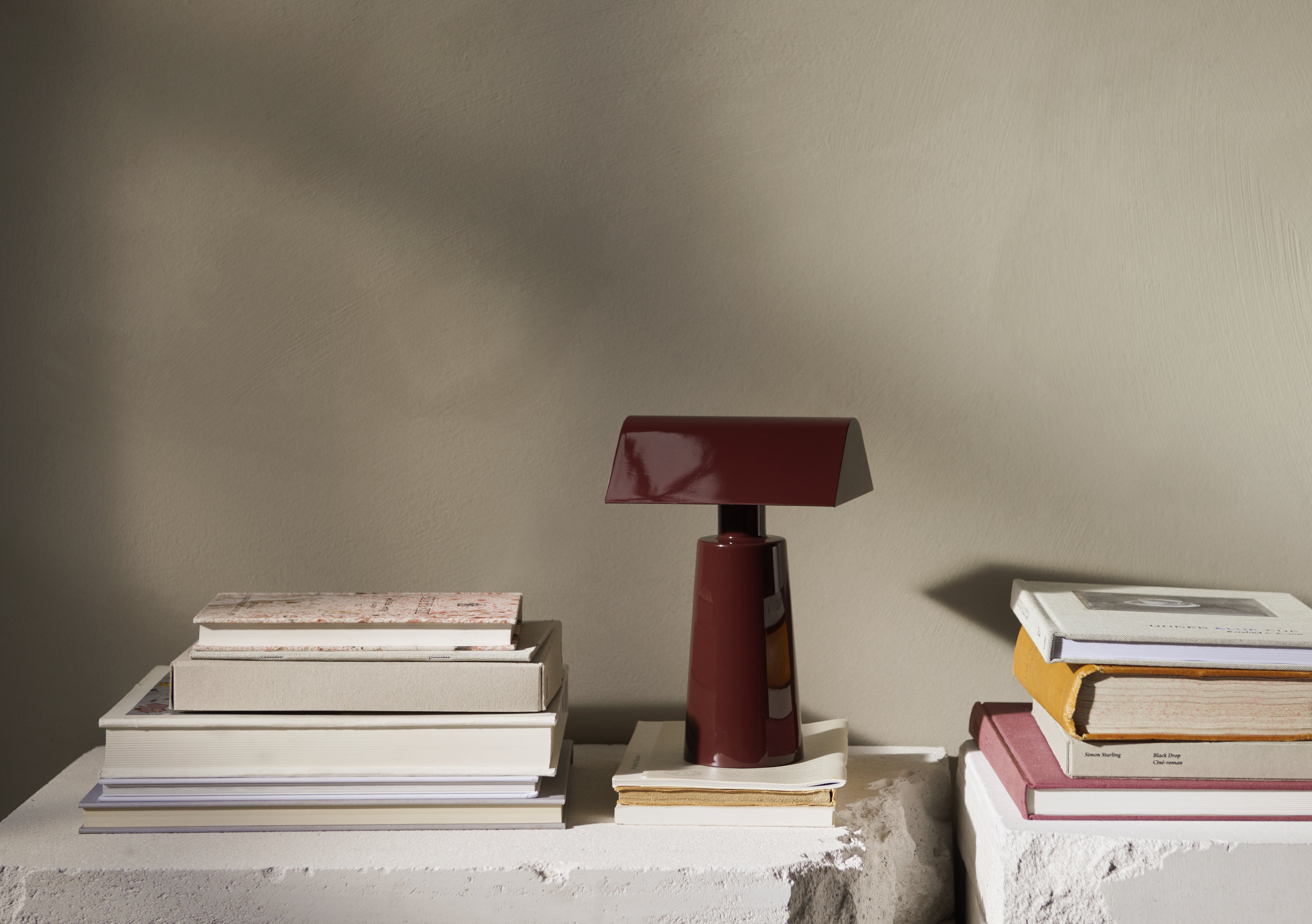 Portable lamp CARET MF1 burgundy