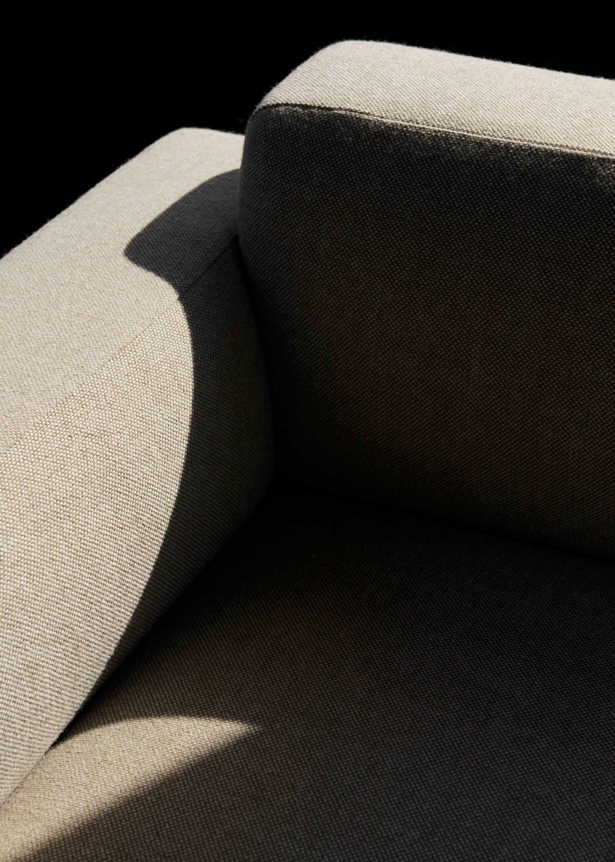 3-seater modular sofa DEVELIUS upholstered