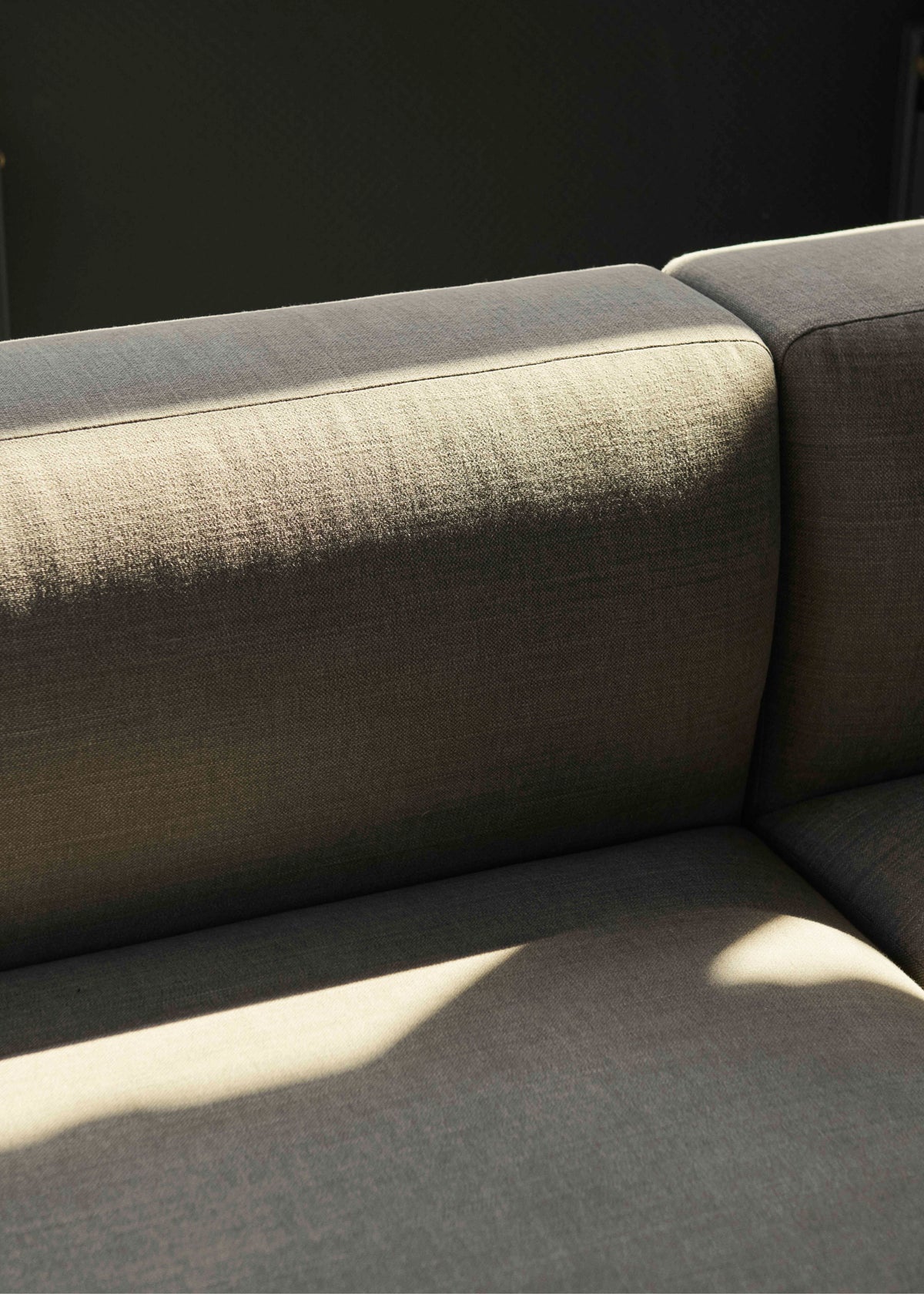 3-seater modular sofa DEVELIUS upholstered