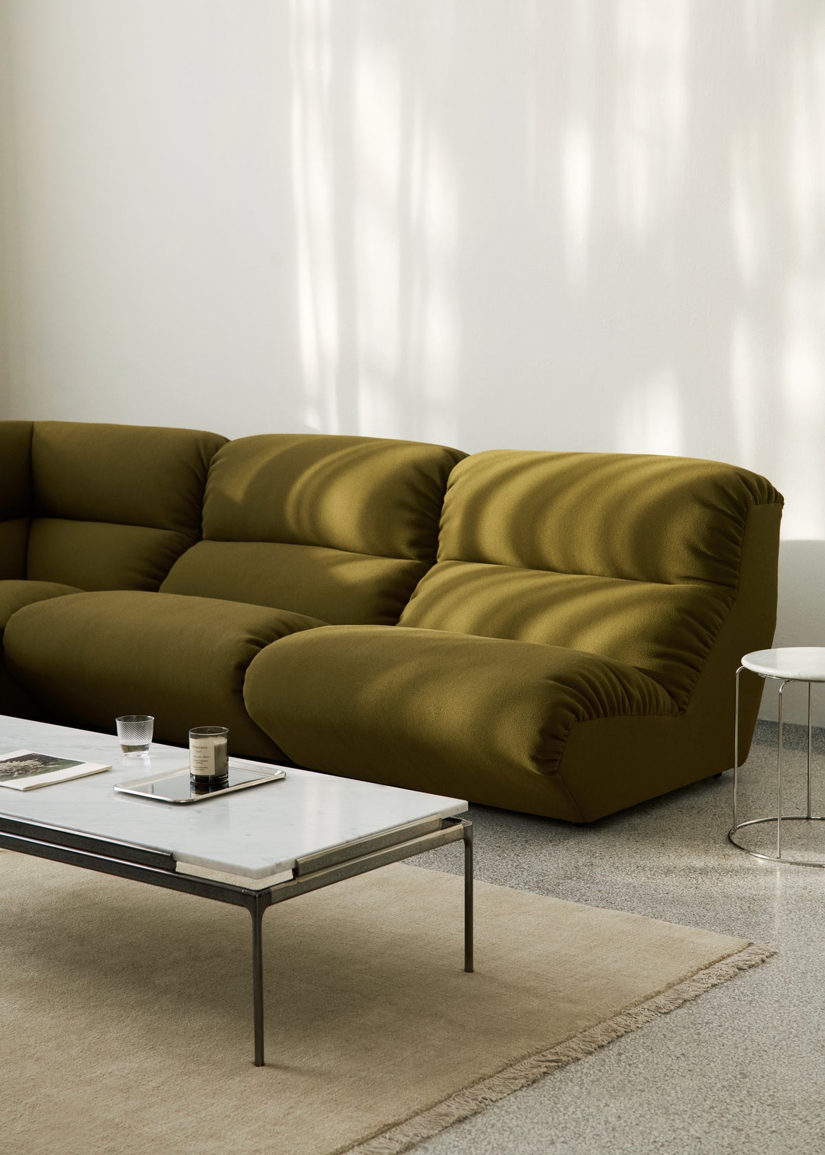 HI LO blue modular sofa for 4 people