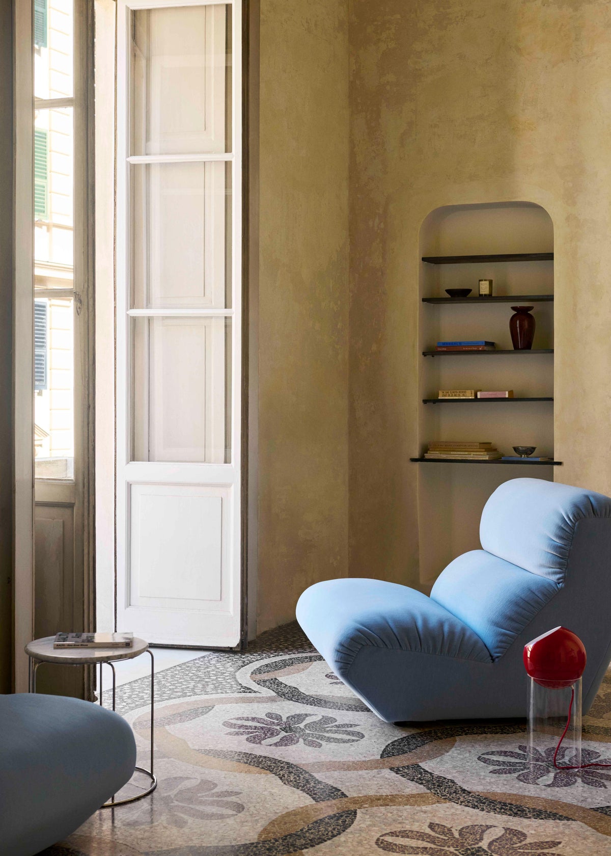 Upholstered armchair / module HI LO AV54