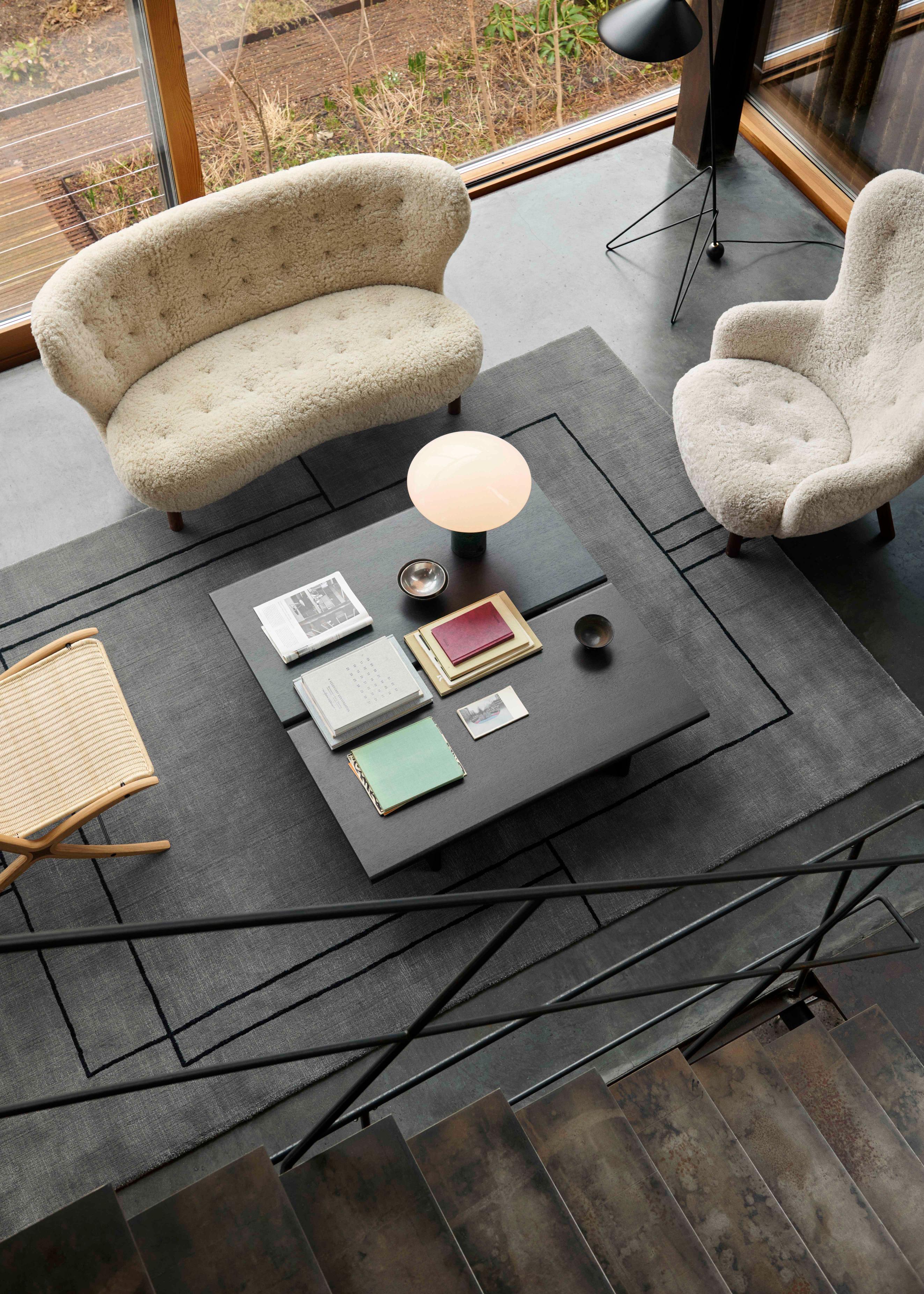 ITA coffee table dark oak wood