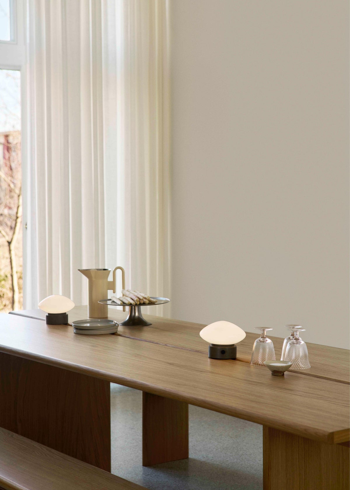 ITA table made of oak wood