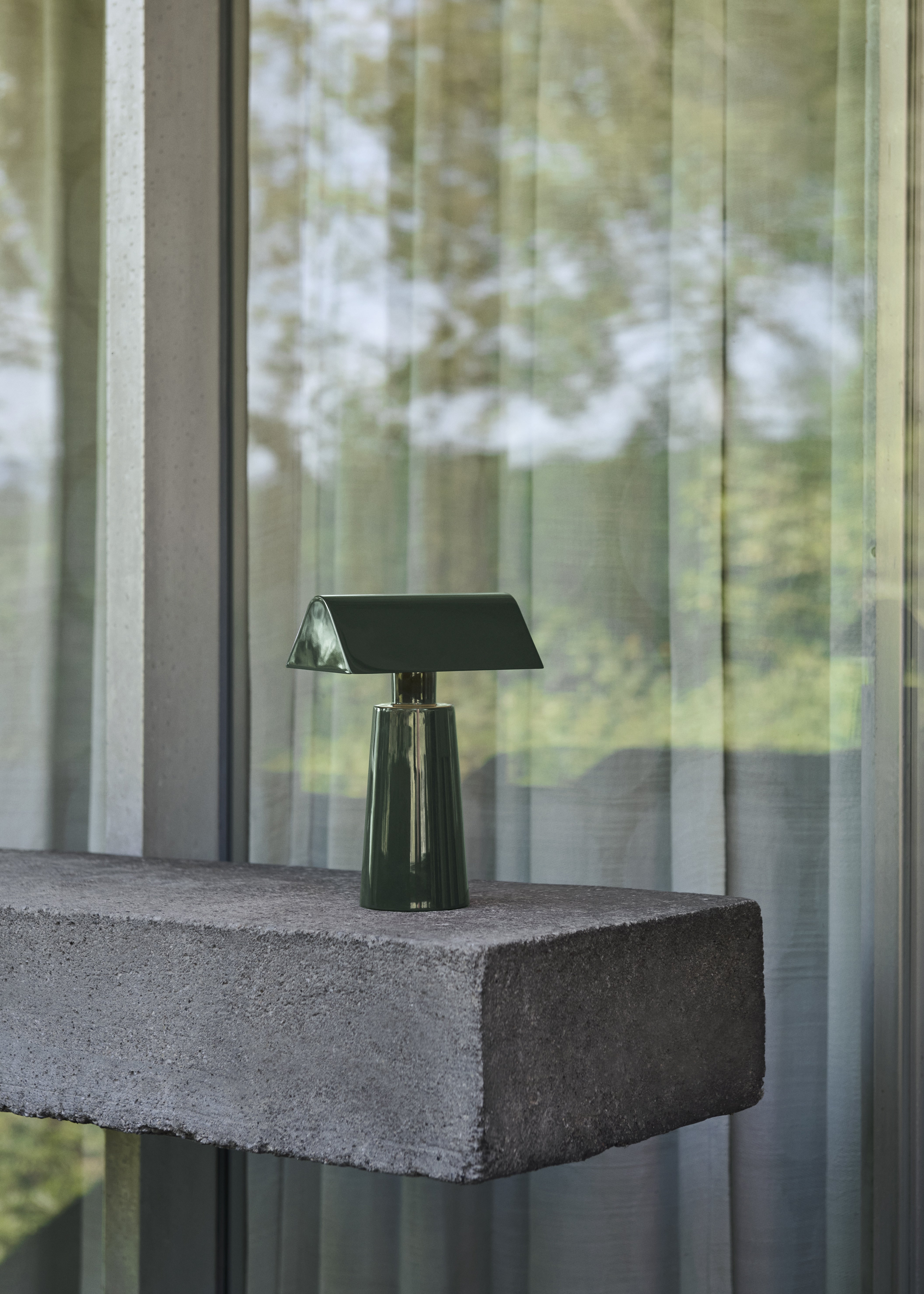 Portable lamp CARET MF1 dark green