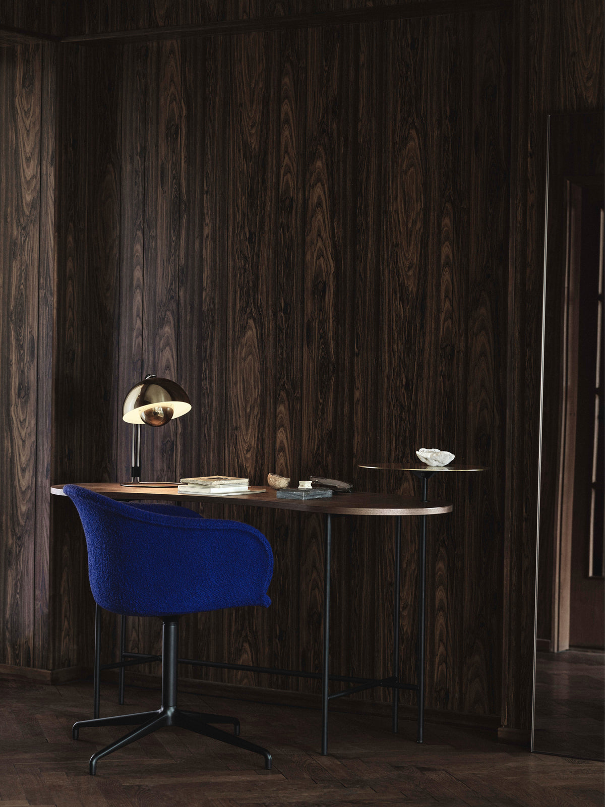 ELEFY JH30 Chair in Beige with Oak Base
