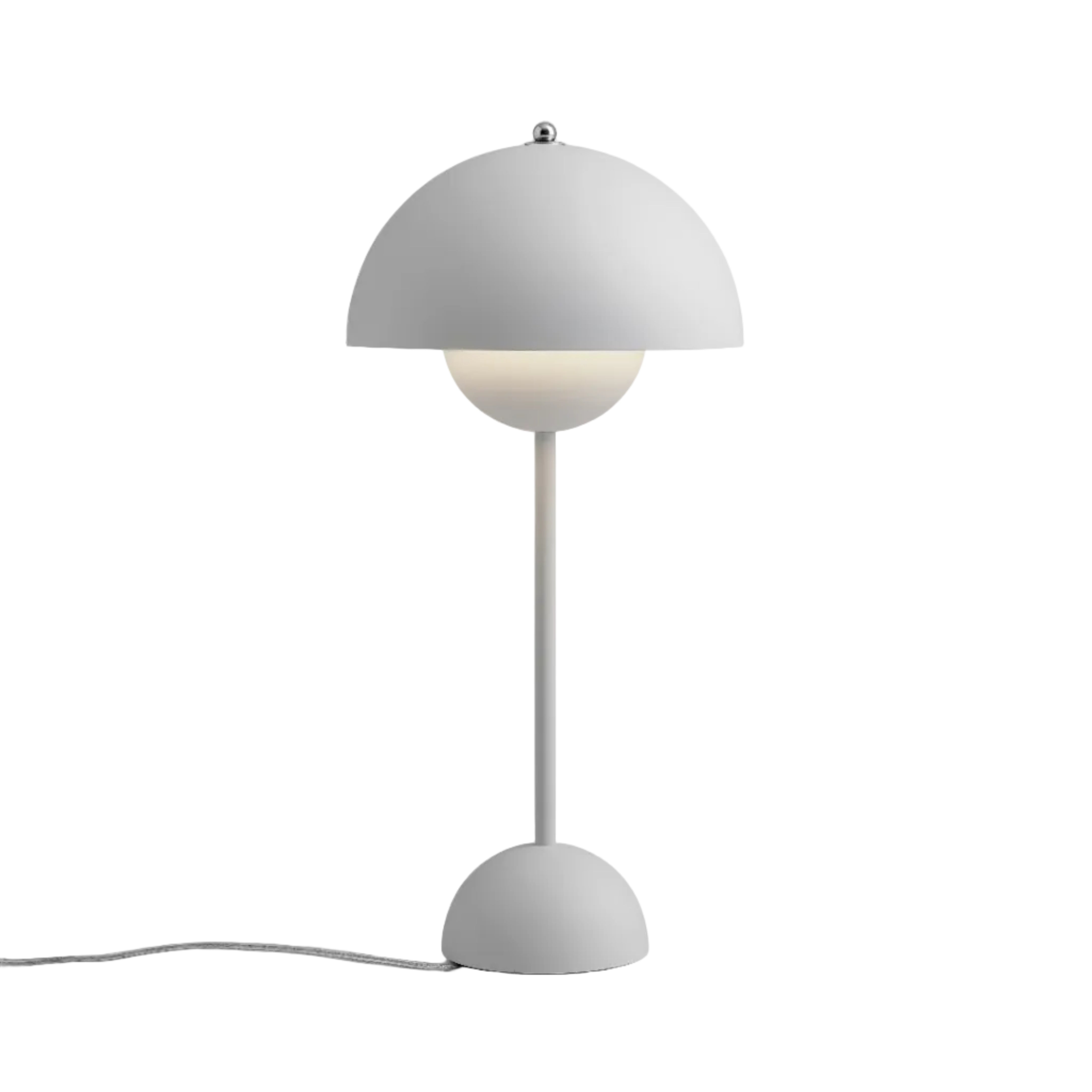 FLOWERPOT VP3 Table Lamp in Matte Light Gray