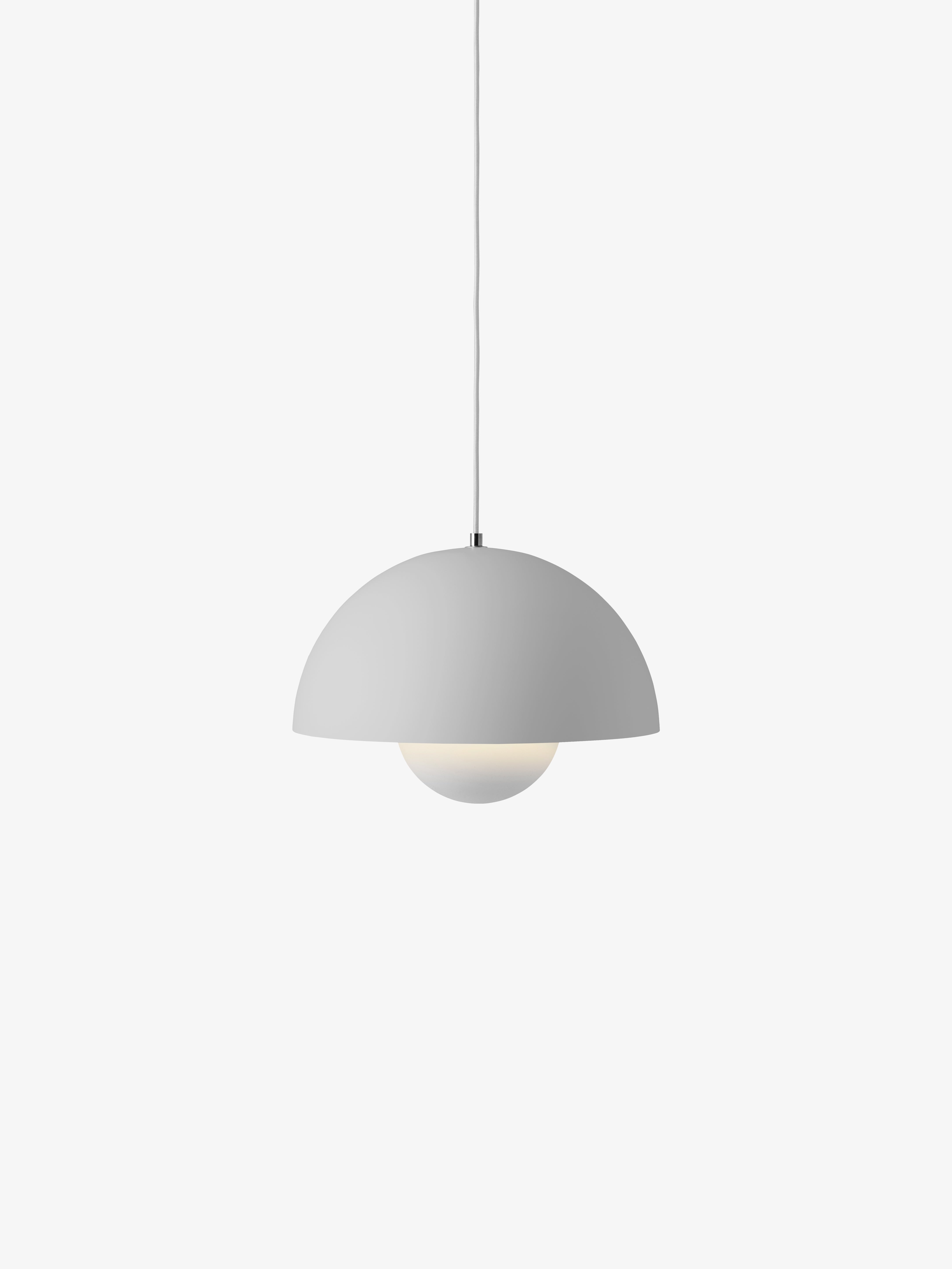 FLOWERPOT pendant lamp matte light gray