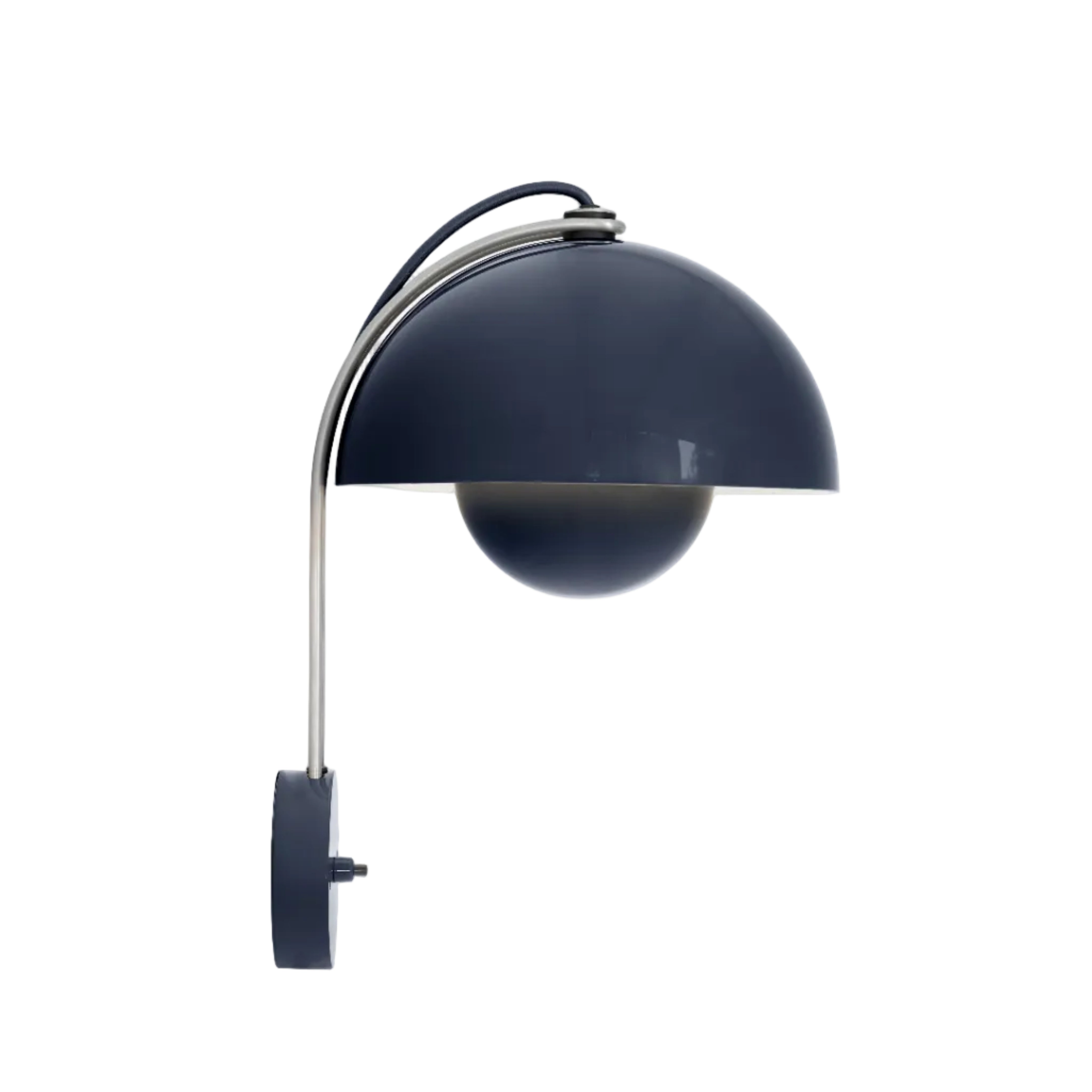 FLOWERPOT VP8 Wall Lamp in Steel Blue