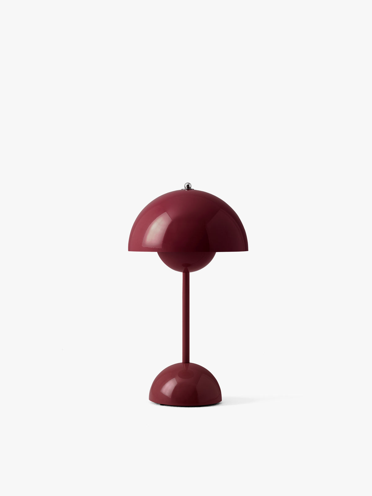 FLOWERPOT VP9 Portable Lamp in Dark Plum