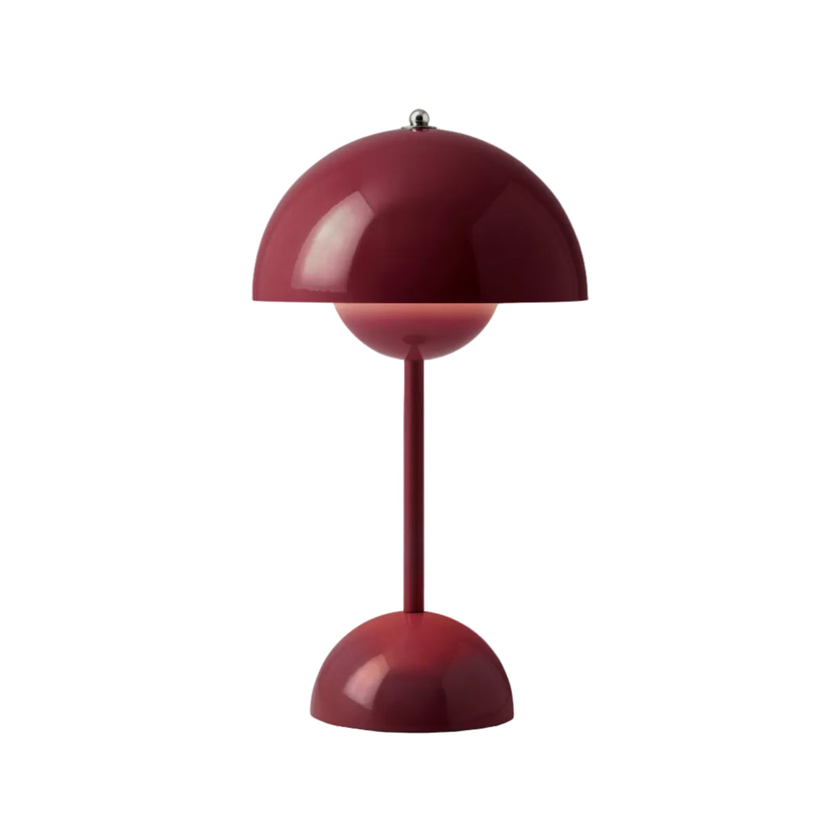 FLOWERPOT VP9 Portable Lamp in Dark Plum