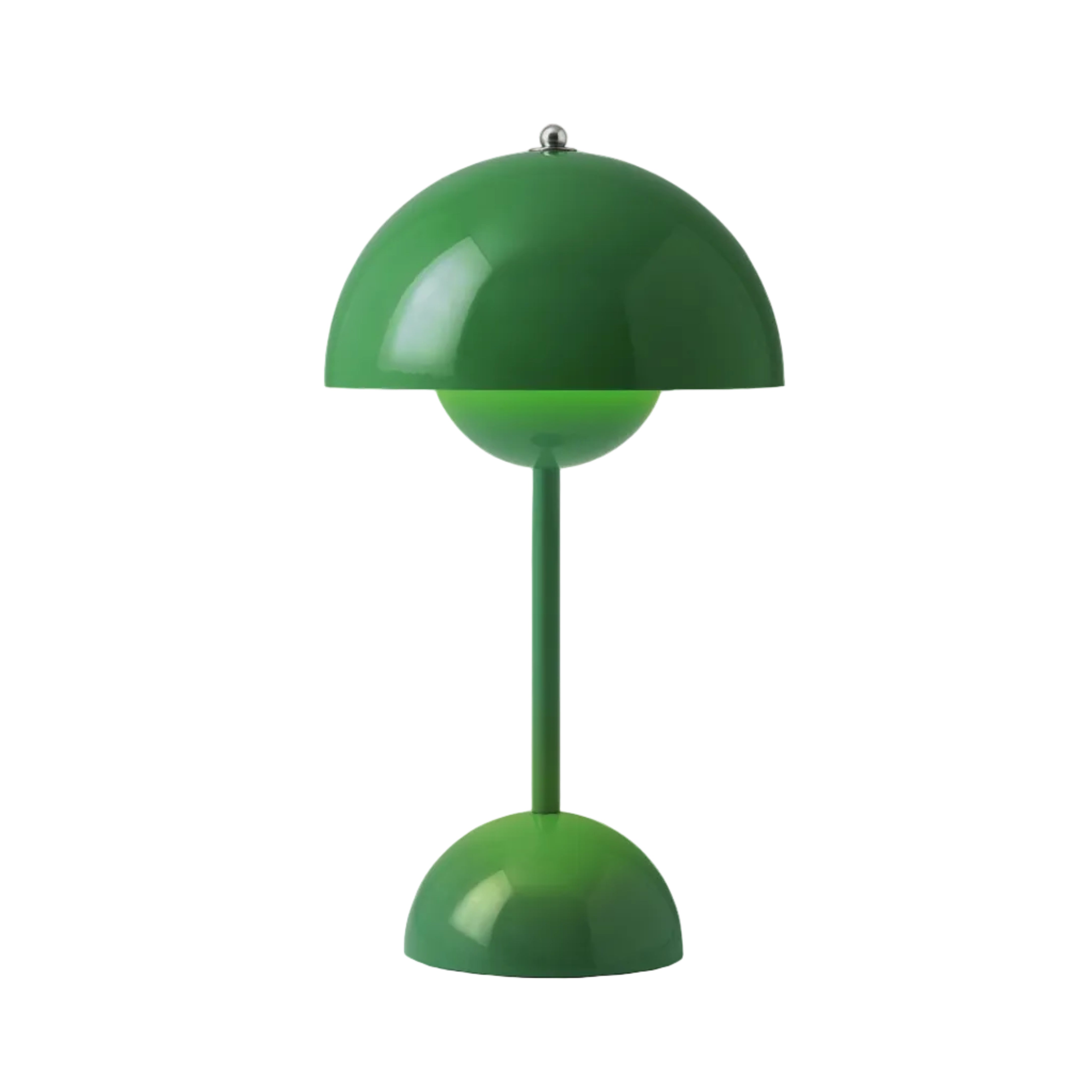 FLOWERPOT VP9 Portable Lamp in Vibrant Green