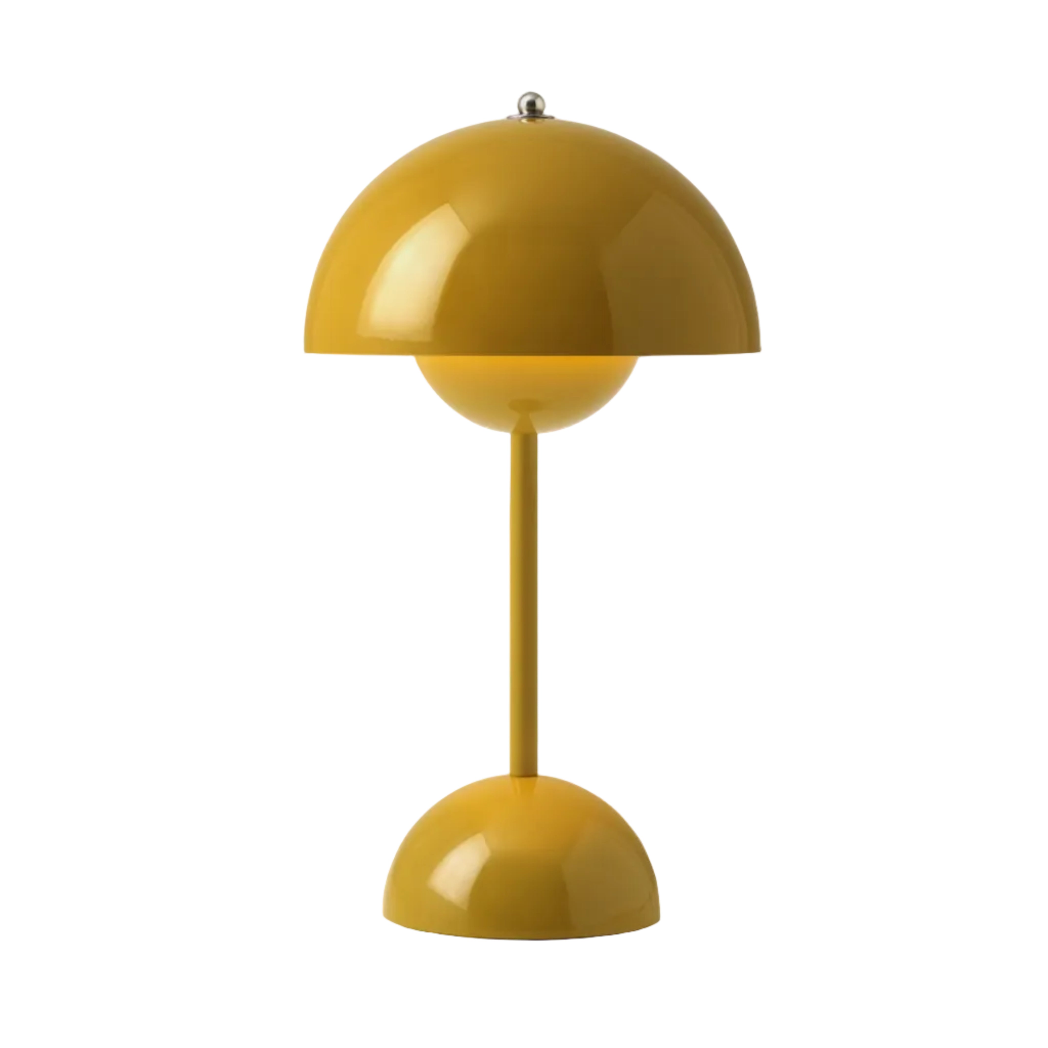 FLOWERPOT VP9 Portable Lamp in Mustard