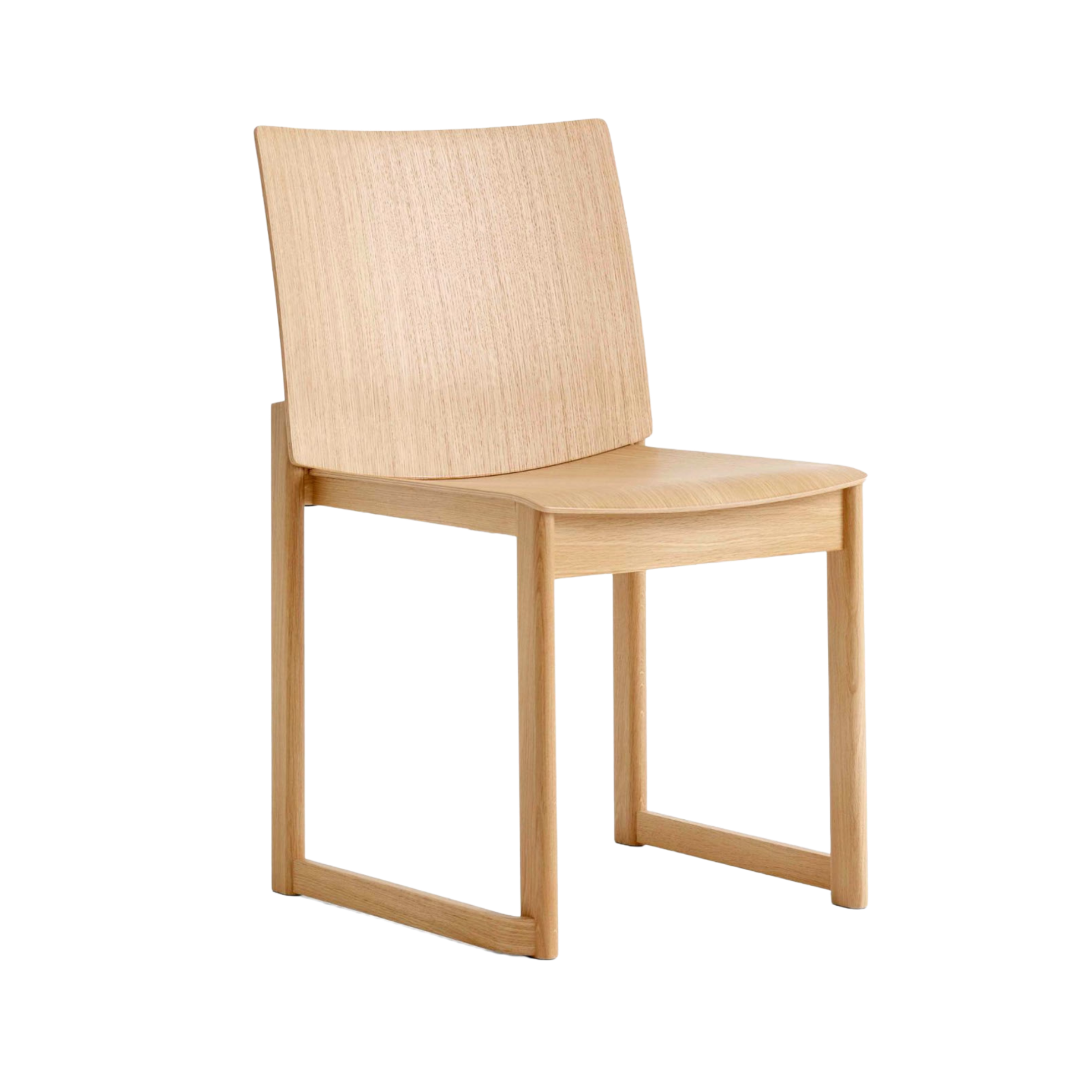 ALLWOOD AV35 chair in lacquered oak