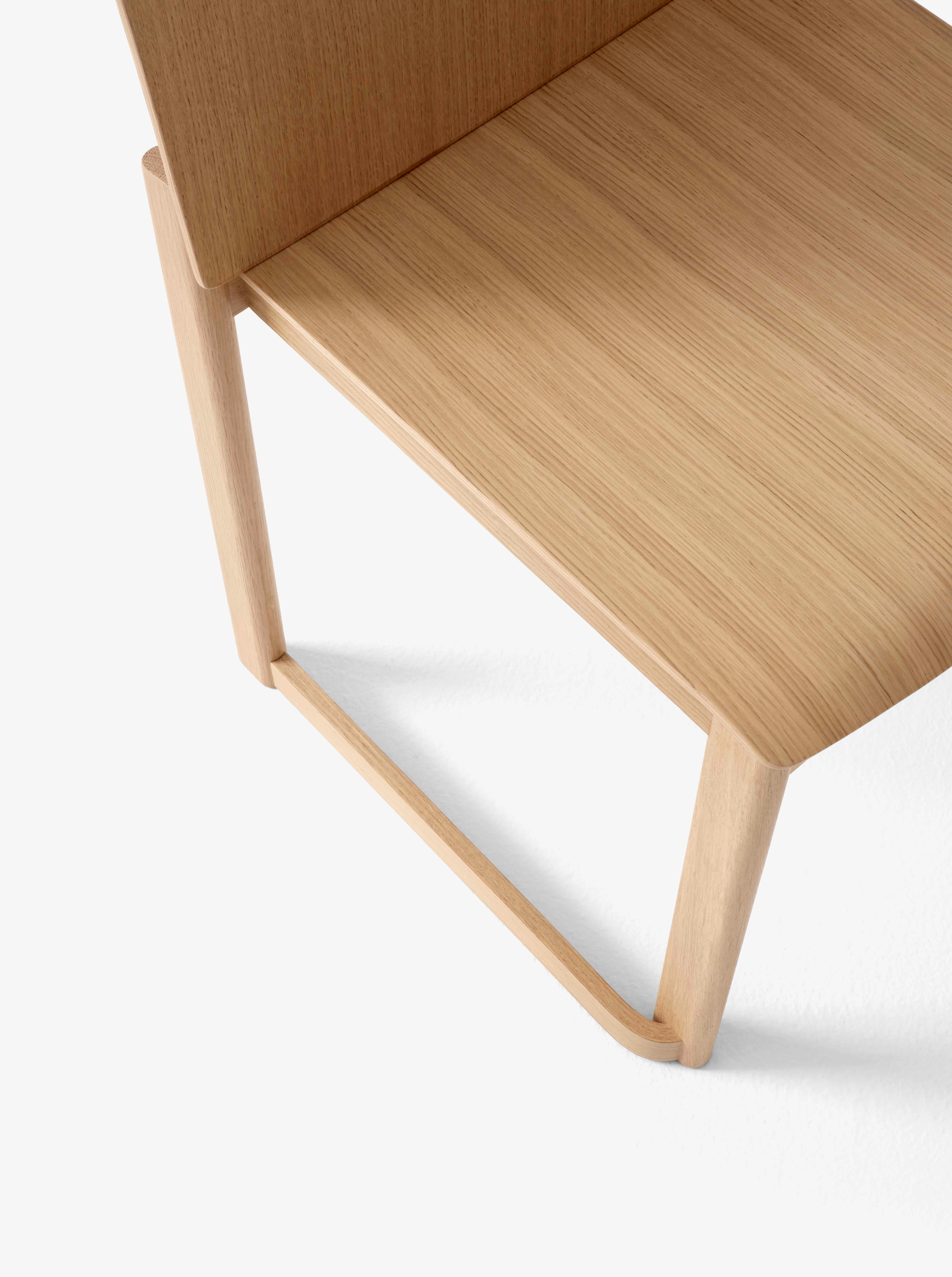 ALLWOOD AV35 chair in lacquered oak