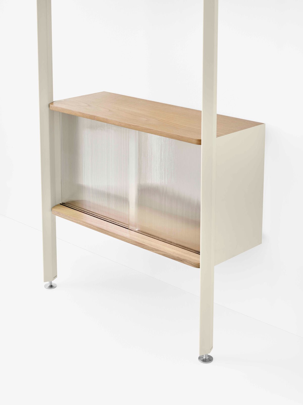 Alabaster modular shelf ROMBE