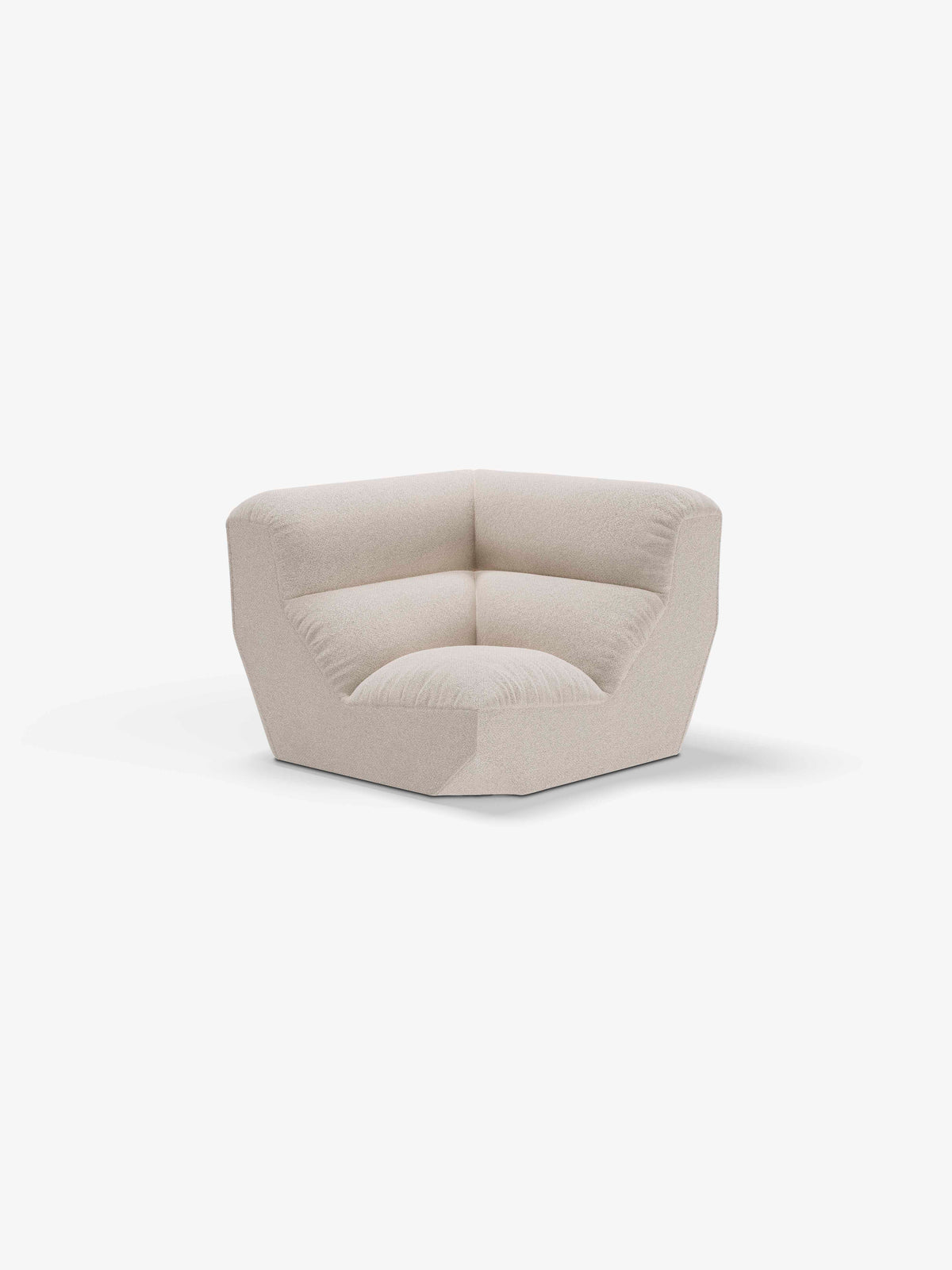 Upholstered corner module modular sofa HI LO AV55