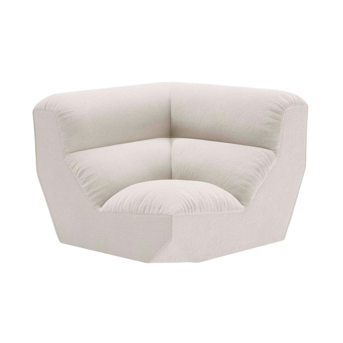 Upholstered corner module modular sofa HI LO AV55