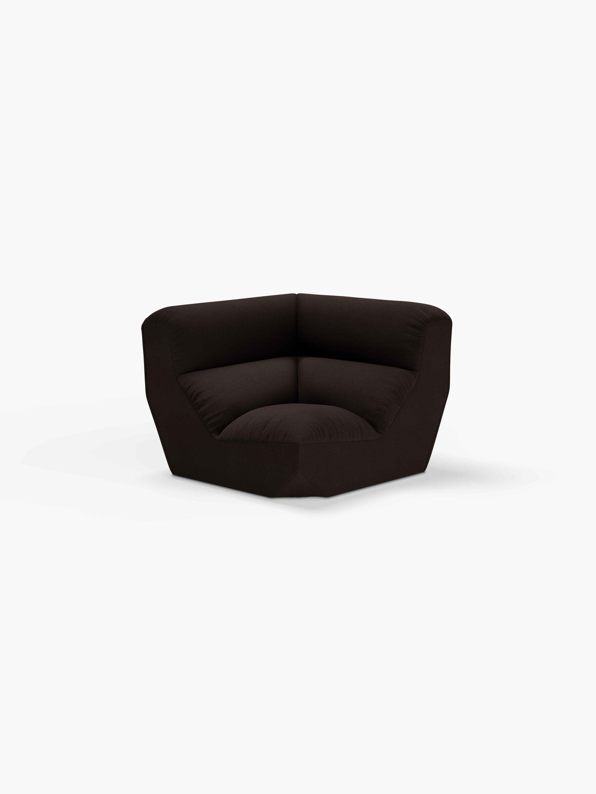 Upholstered corner module modular sofa HI LO AV55