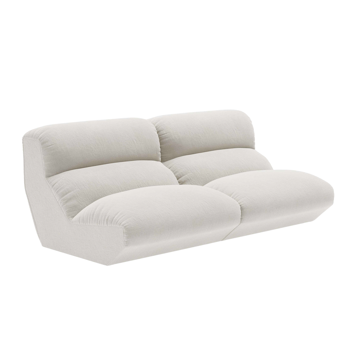 HI LO cream 3-seater modular sofa