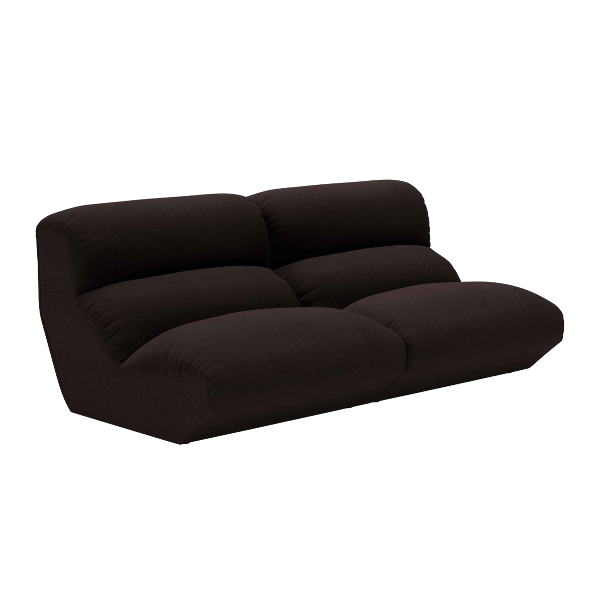 HI LO 3-Seater Modular Sofa Chocolate