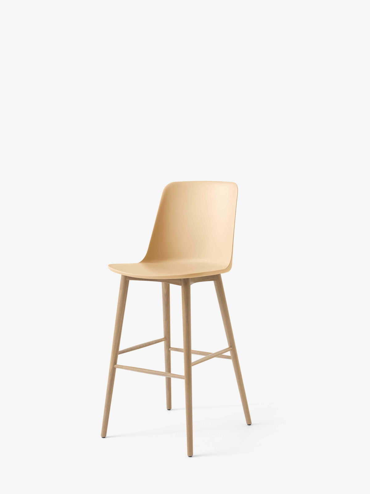 Bar Stool RELY sand with oak base