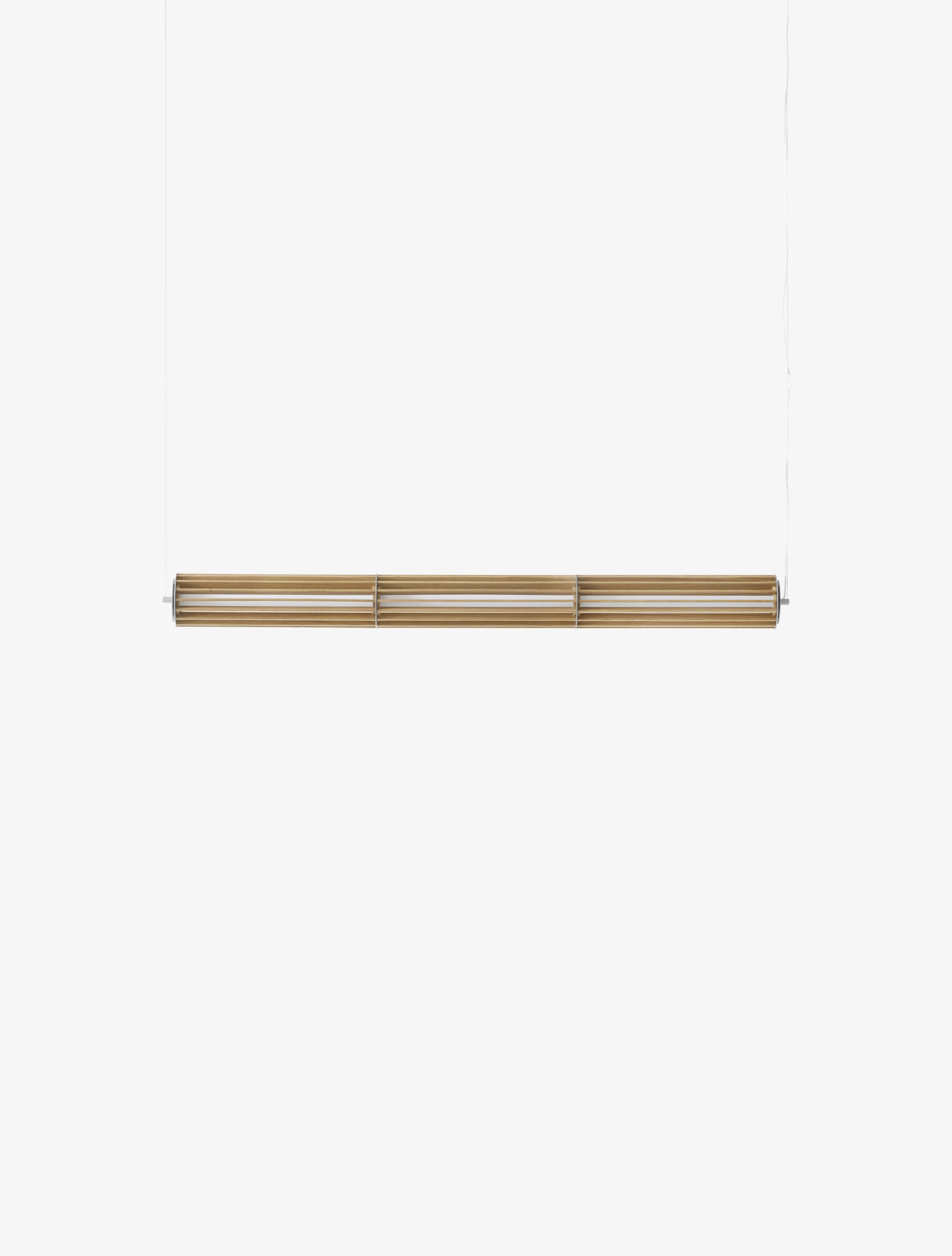 NUMBRA TY1 pendant lamp in aluminum with oak wood