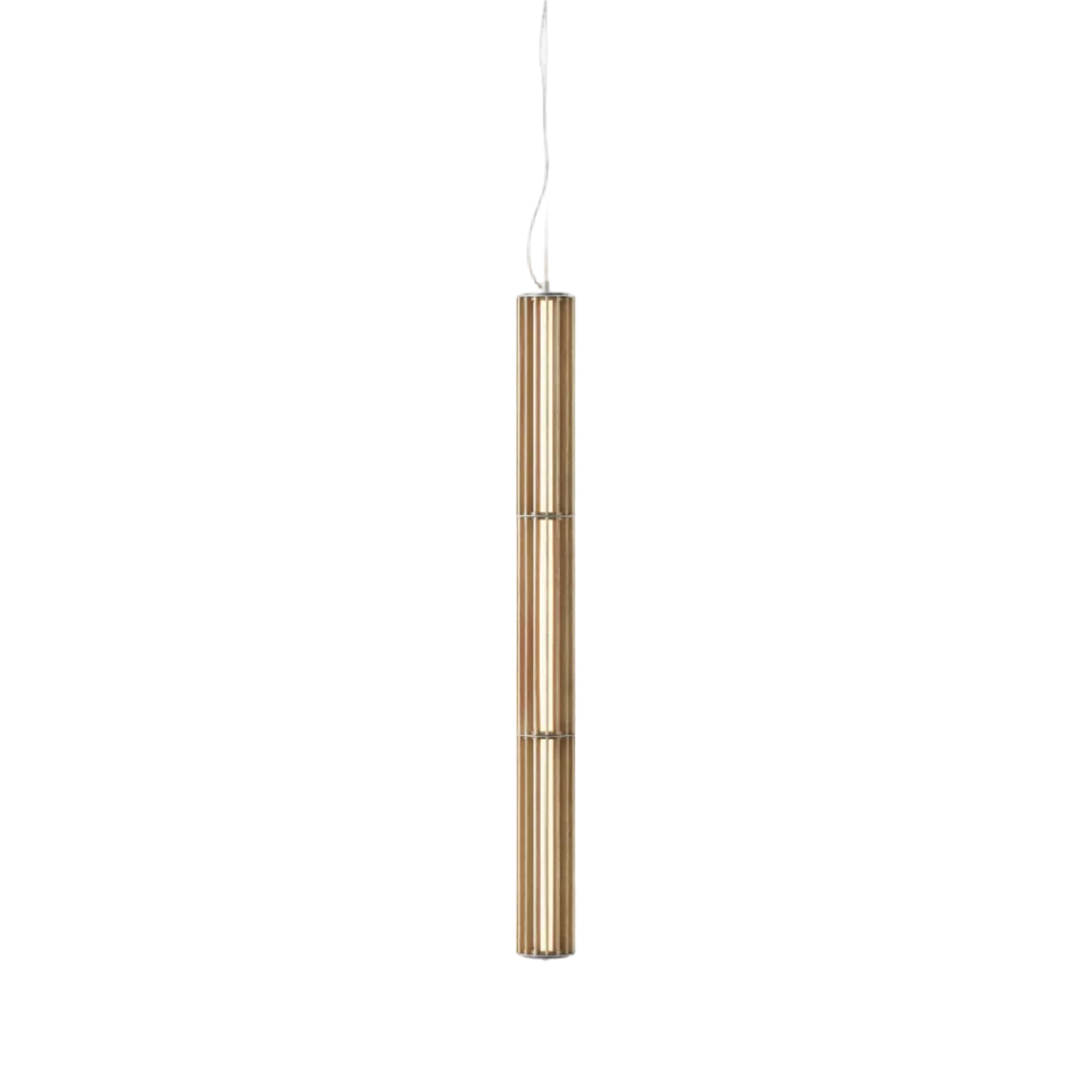 NUMBRA TY1 pendant lamp in aluminum with oak wood