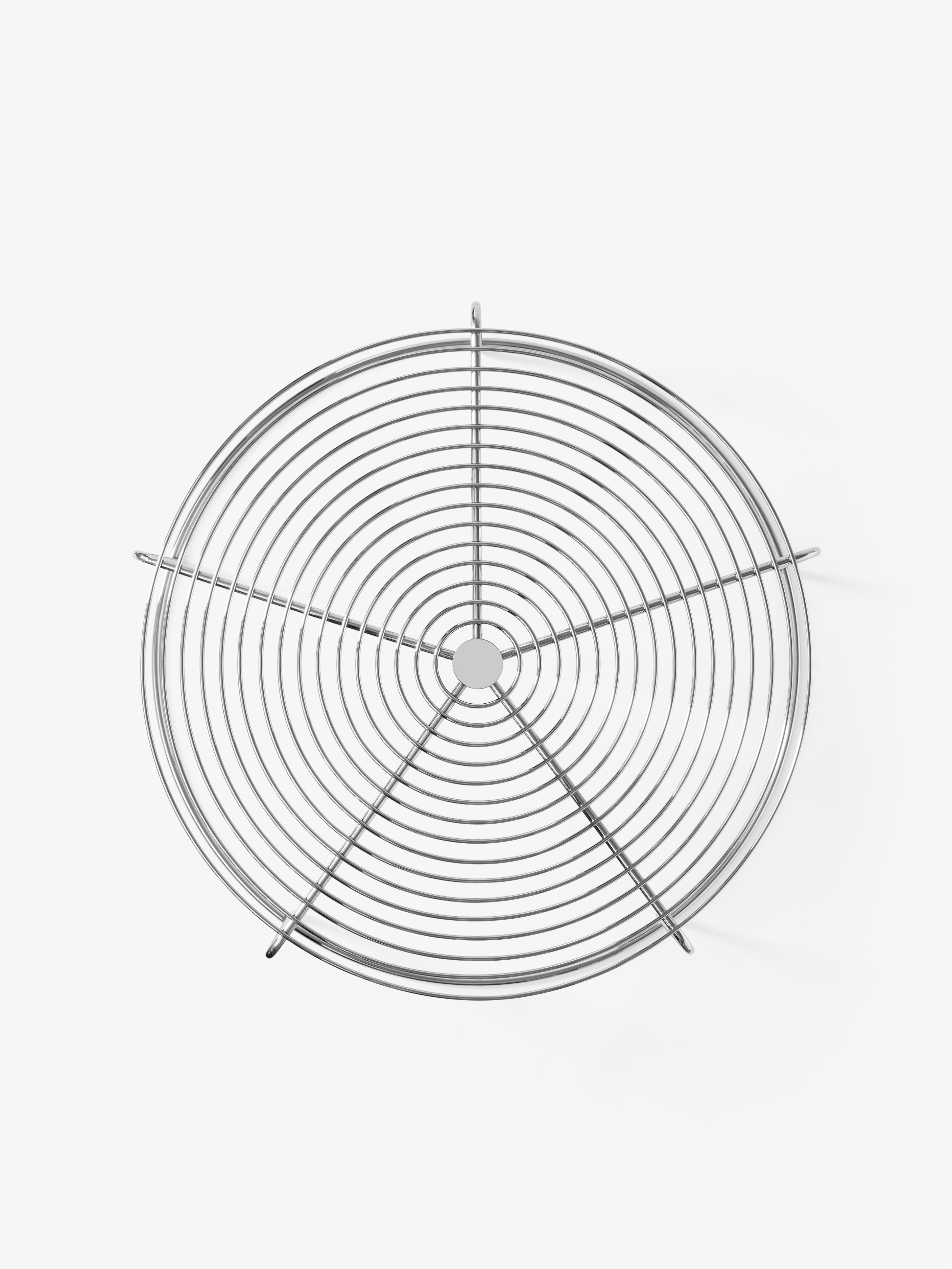 WIRE VP17 Coffee Table, Polished Steel
