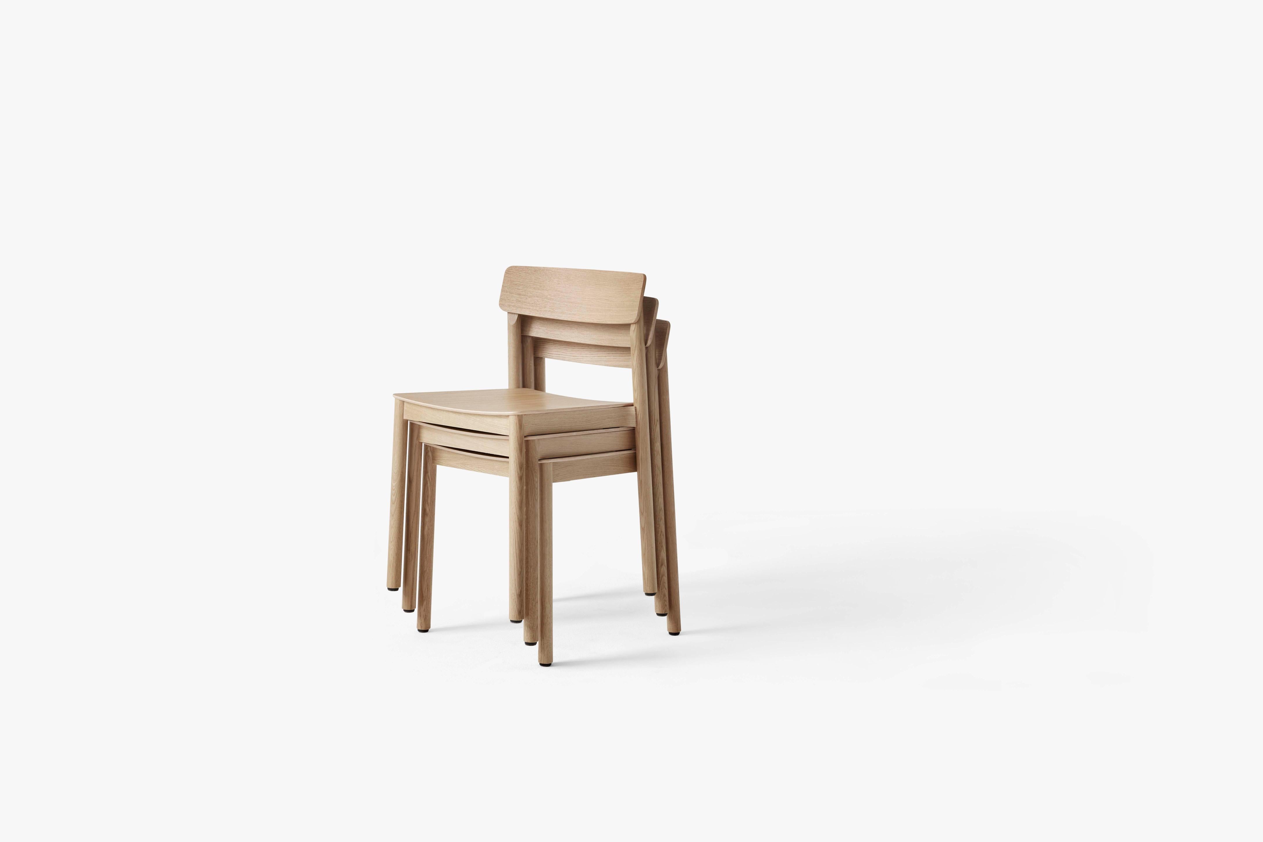 BETTY TK2 chair in lacquered oak