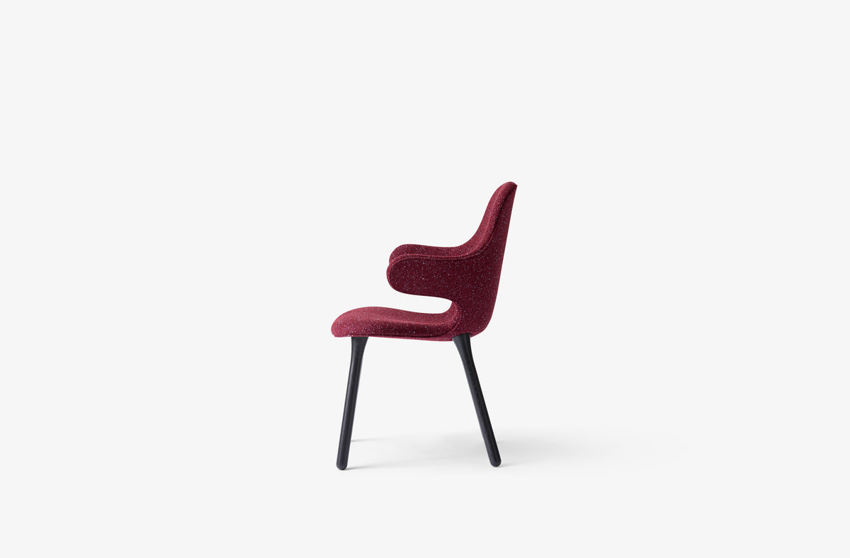 CATCH JH1 chair upholstered with a black oak base