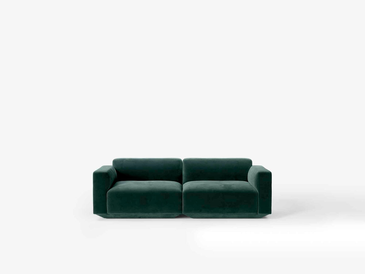 3-seater modular sofa DEVELIUS upholstered